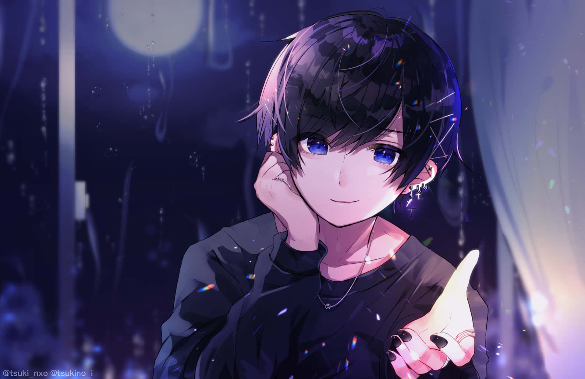 1920x1245 Dark Anime Boy Wallpaper