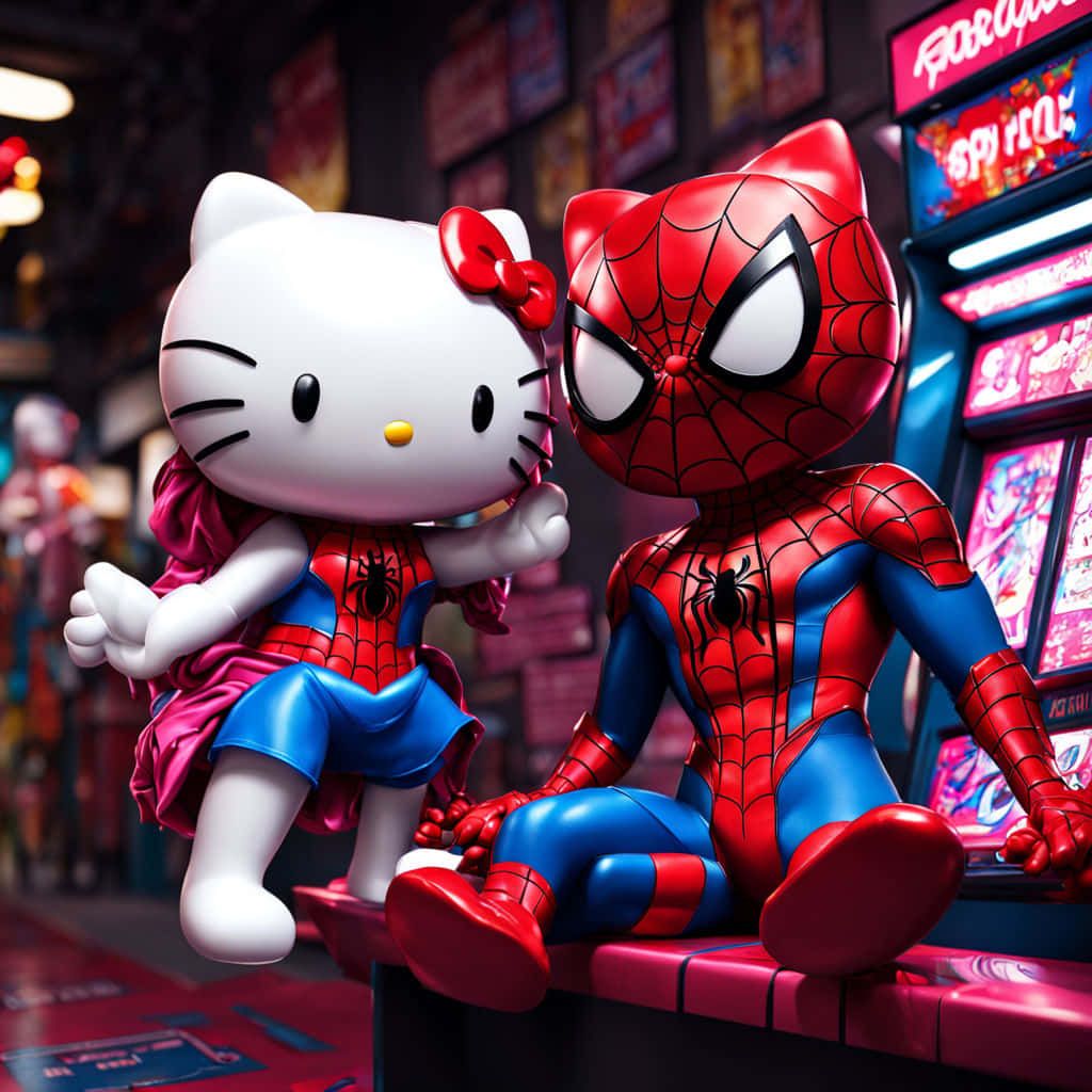 Hello Kitty and Spiderman Wallpapers - Top Free Hello Kitty and
