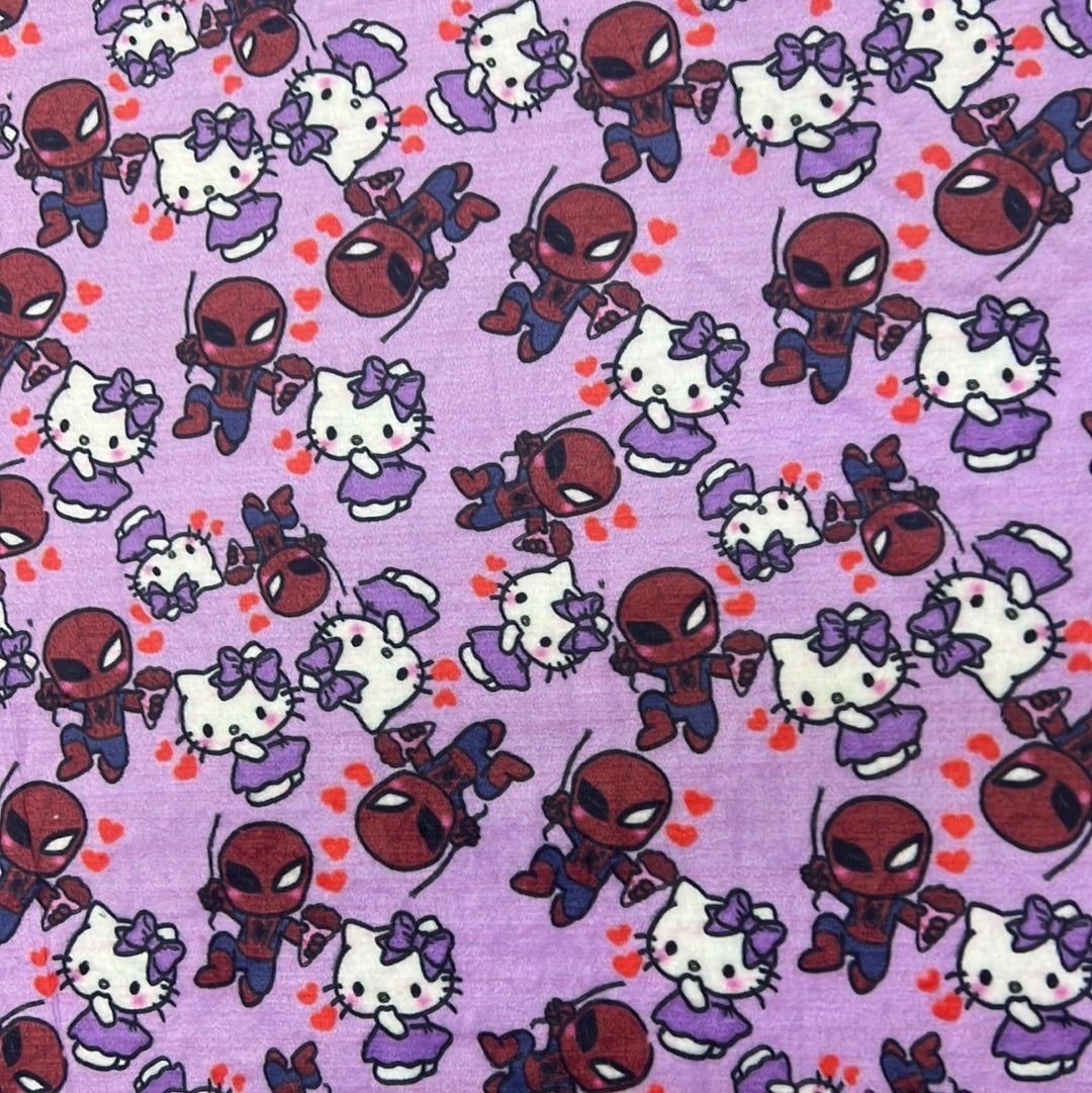 1080x1081 Plush Hello Kitty Spider Man Purple