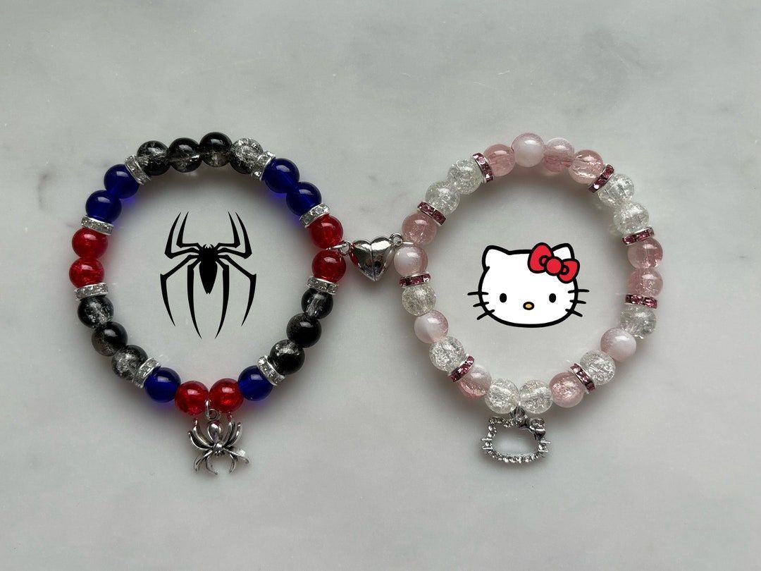1080x810 Matching Bracelets With Heart Magnet