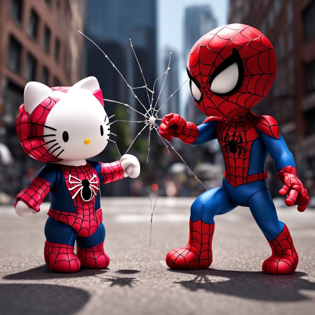 1024x1024 pawipe atan spiderman ve hello kitty