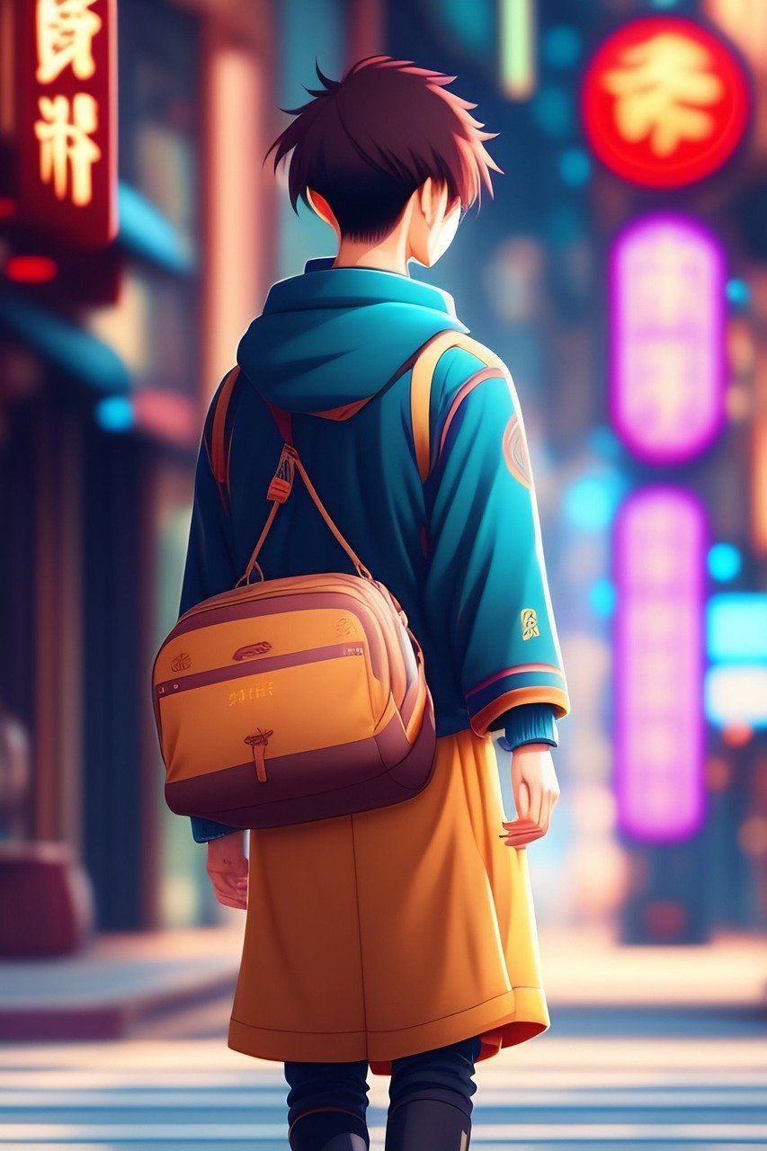 853x1280 Download Ai Generated, Boy, Anime
