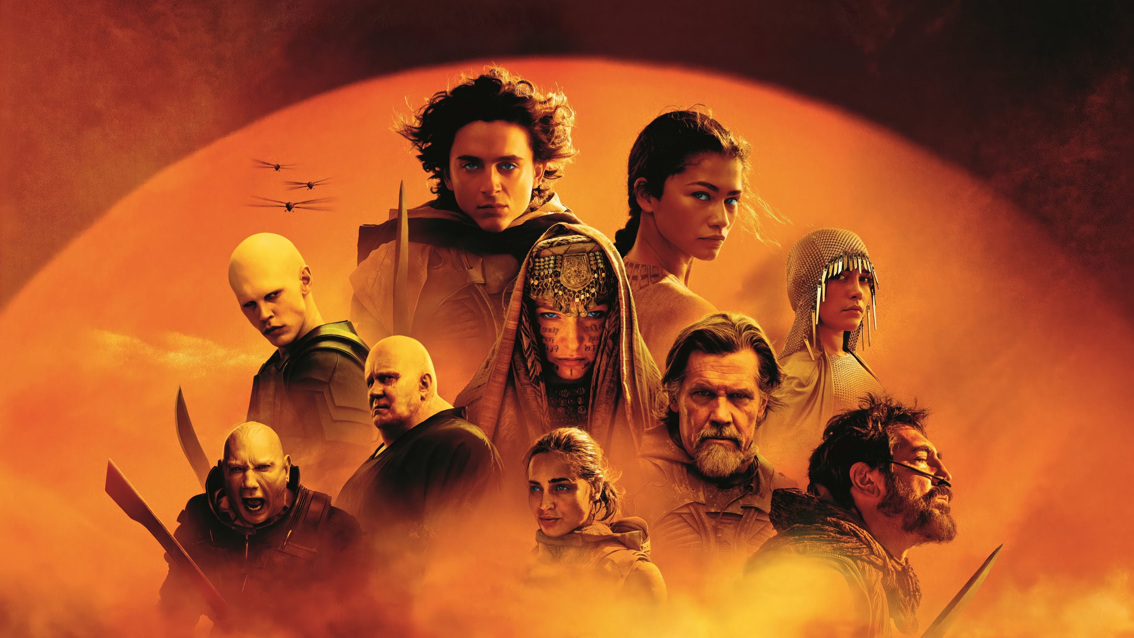 3840x2160 Dune: Part 2 Cast Wallpaper 4K HD PC o