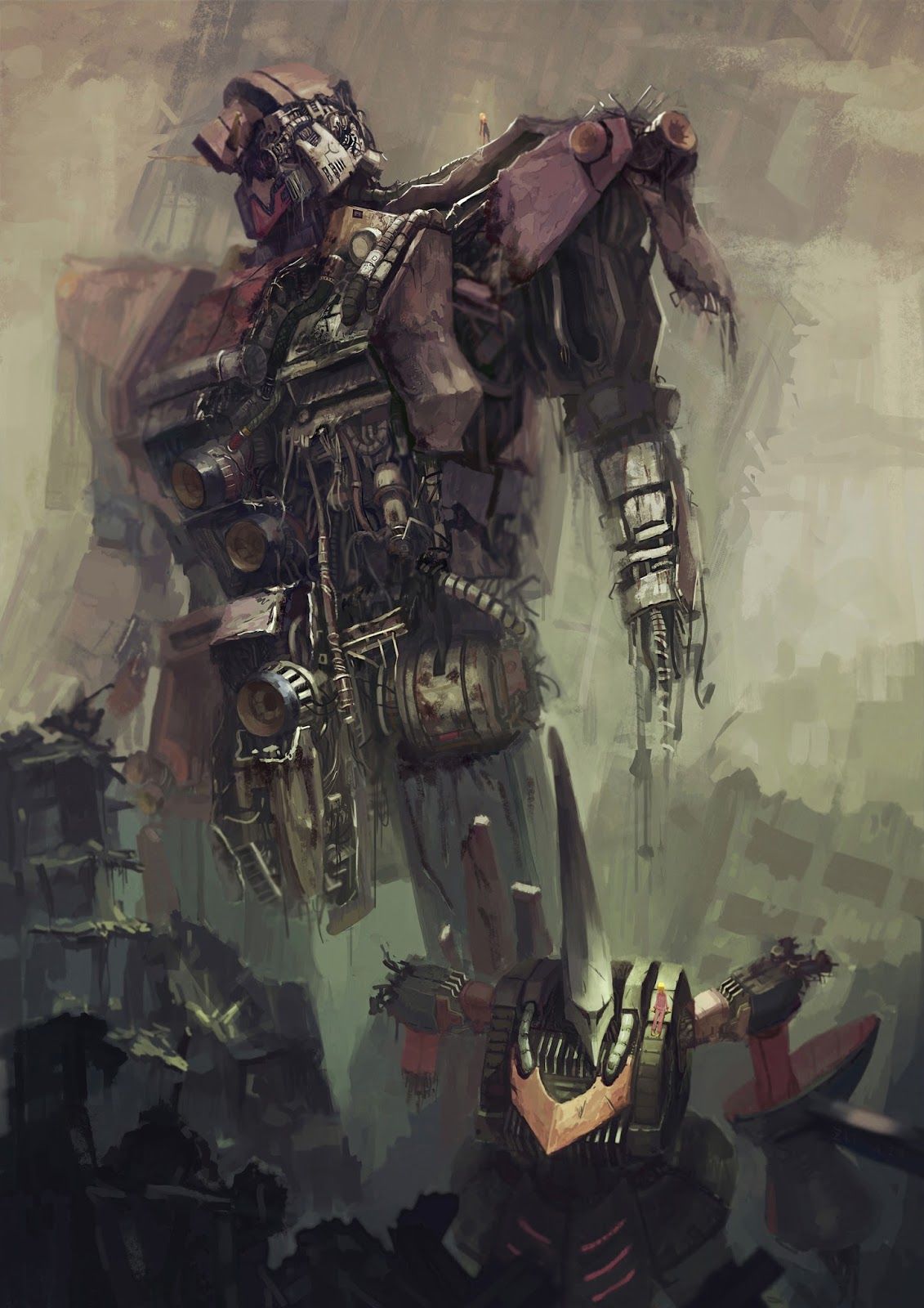 1131x1600 Psyco Gundam Mk. II and Qubeley Painted Vertical Wallpaper/ Poster Image