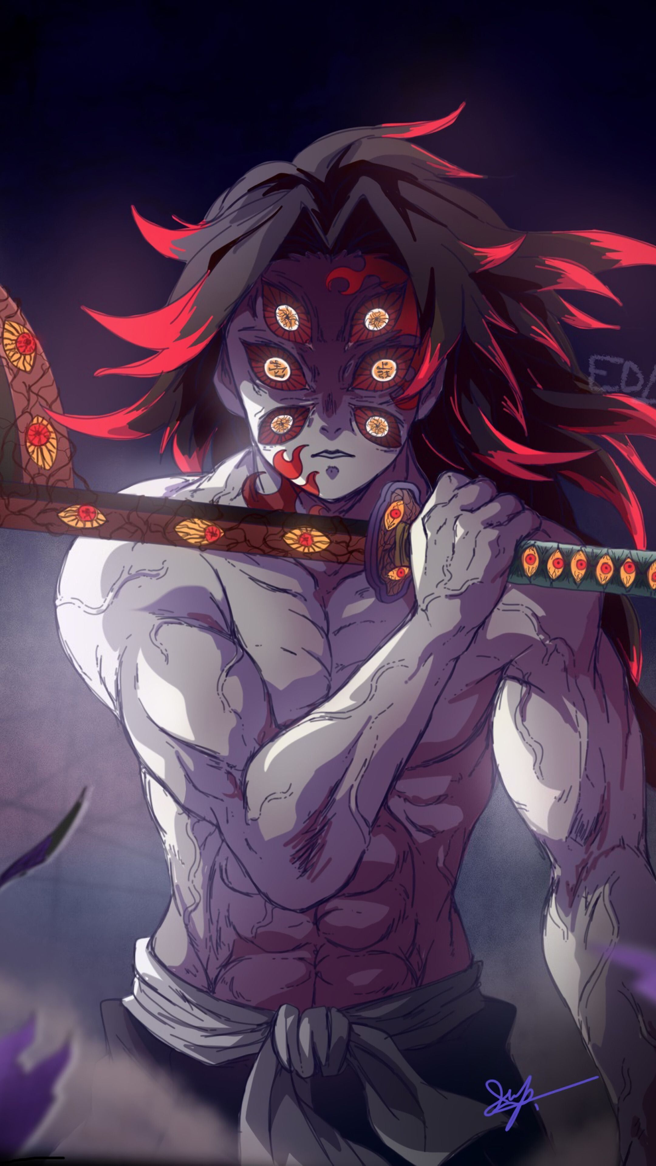 2160x3840 Demon slayer HD wallpaper for phone