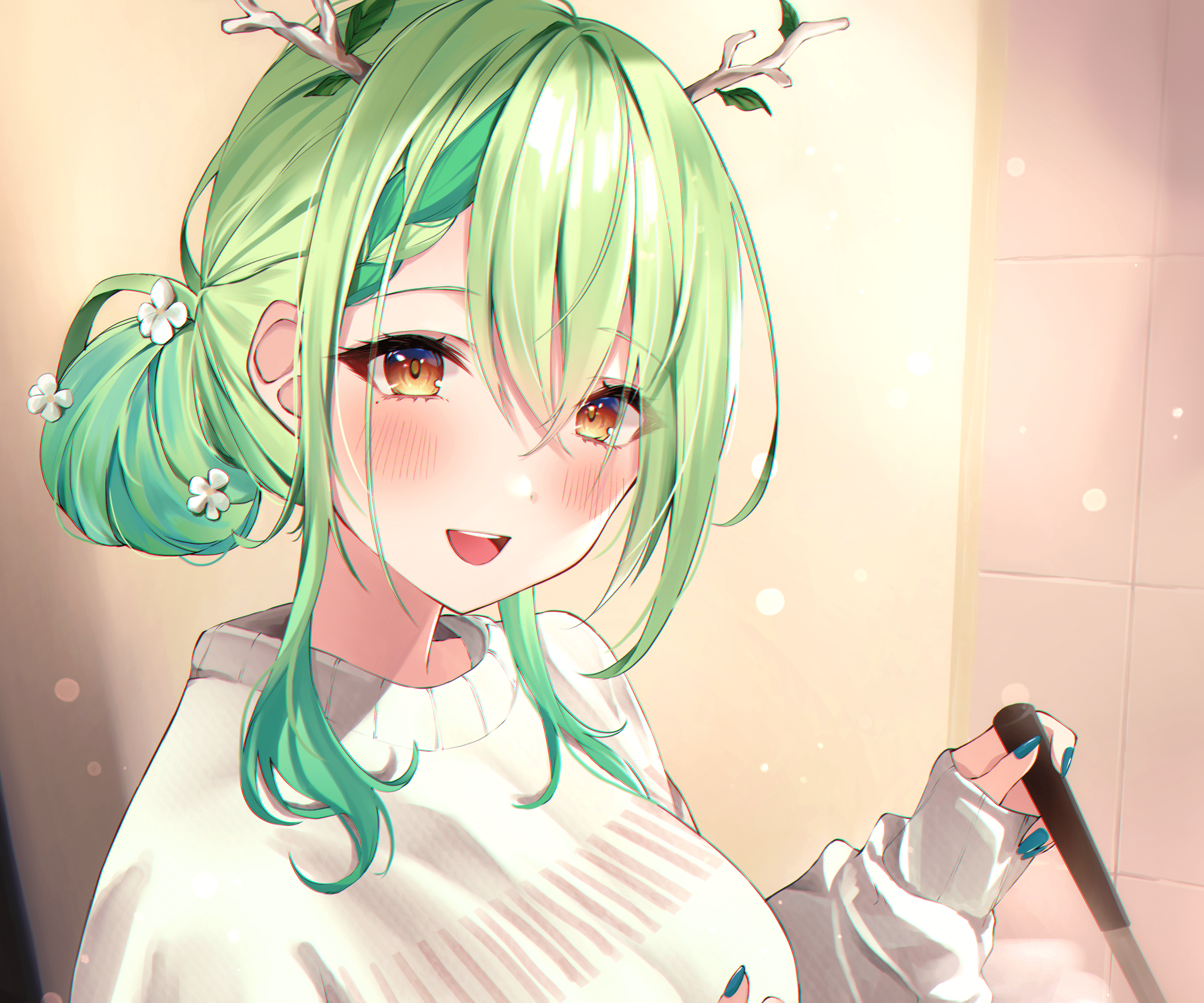 3222x2685 Download Hololive Ceres Fauna Anime