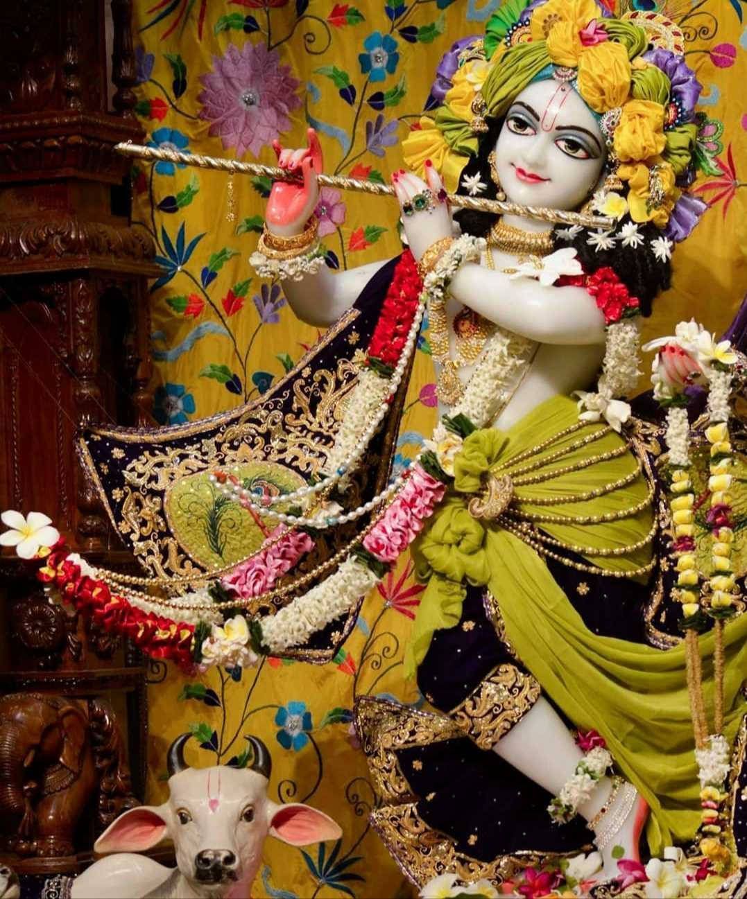 1077x1297 Download free Lord Krishna's Sculpture