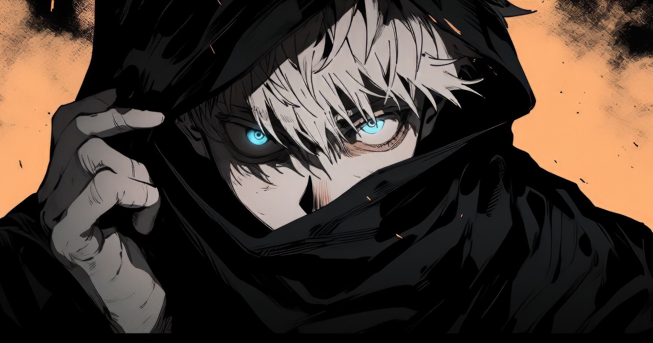 2184x1148 Satoru Gojo Dark Anime HD Wallpaper