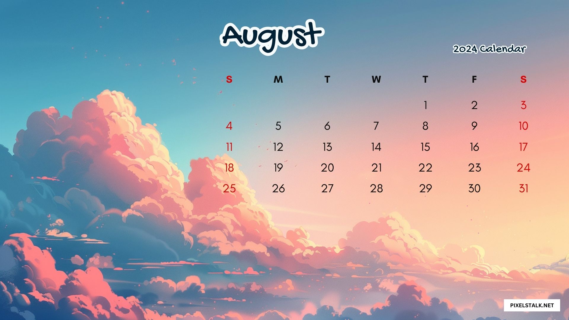 August 2024 Calendar Wallpapers Top Free August 2024 Calendar 