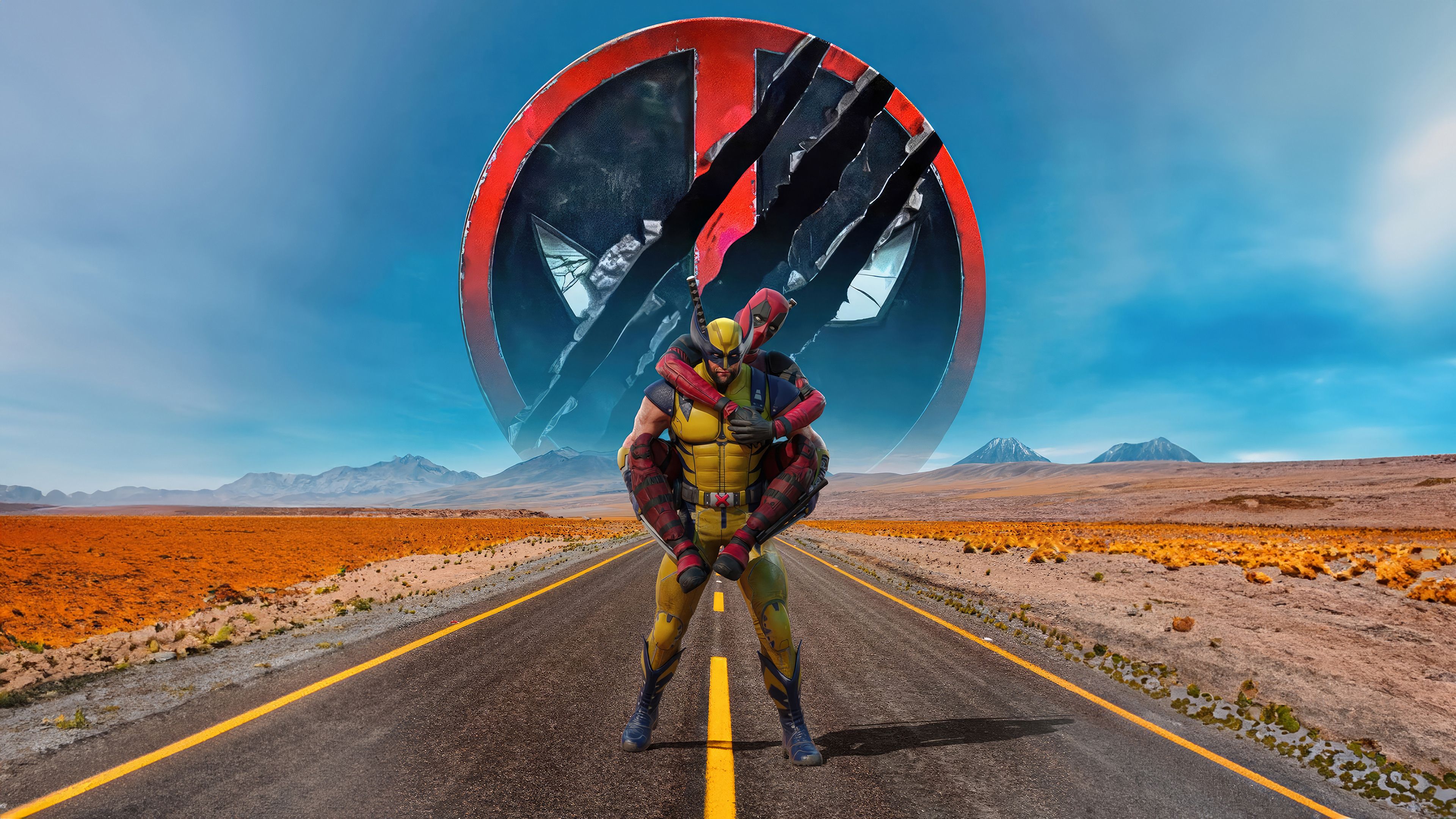 3840x2160 Deadpool & Wolverine 4K Ultra HD Wallpaper