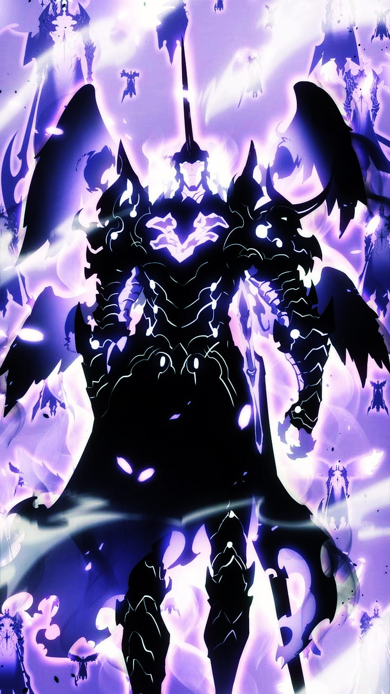 800x1422 Solo leveling, hunters, shadow army, grand marshall bellion, mangwa, shadow monarch, HD phone wallpaper