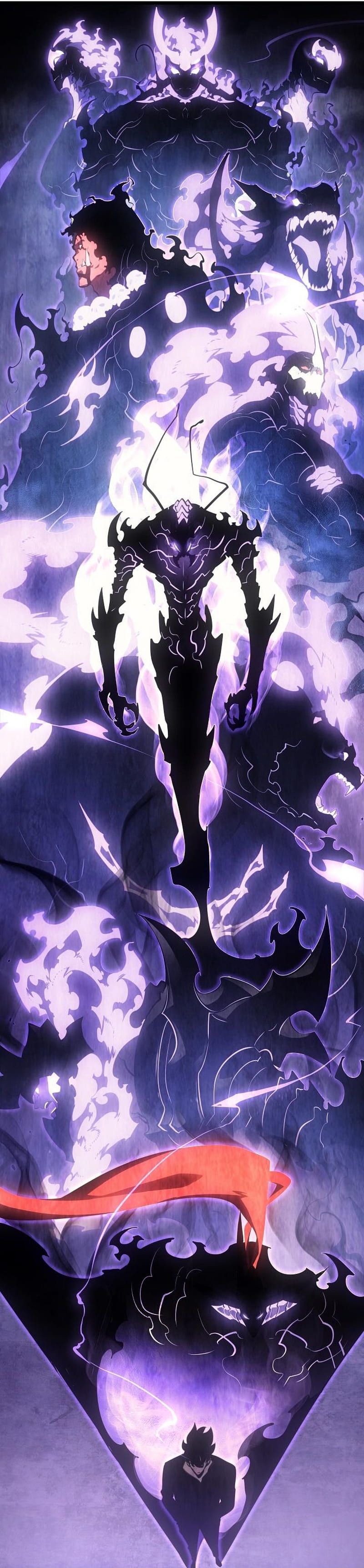 800x3448 3840x1080px, 4K free download. Solo leveling, igris, one, shadow army, beru, greed, iron, three, two, shadow monarch, HD phone wallpaper
