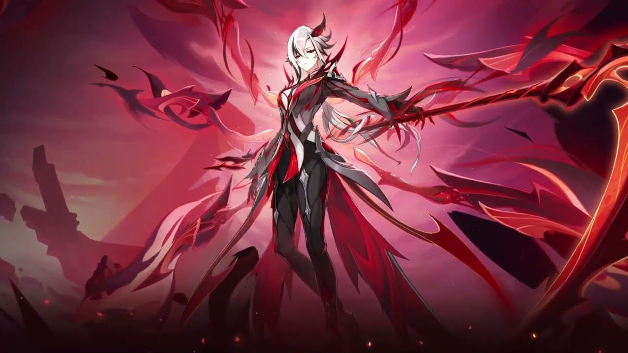 1280x720 Arlecchino Boss Live Wallpaper Genshin
