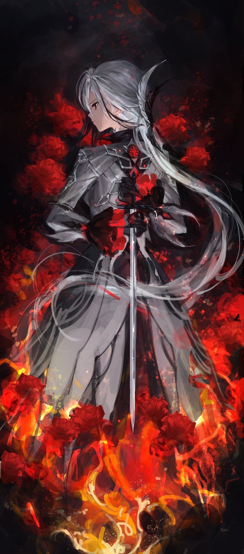 850x1927 arlecchino (genshin impact) drawn