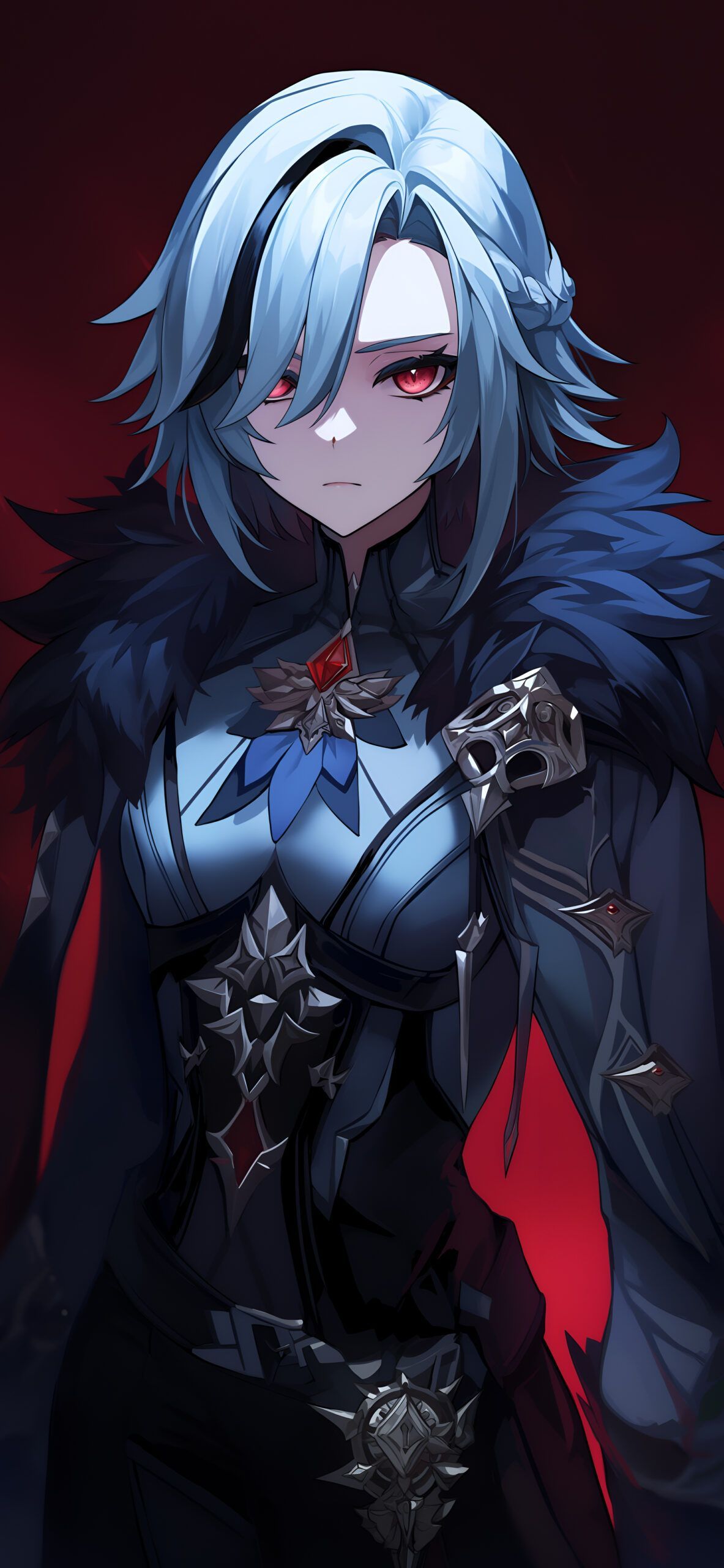 1183x2560 Arlecchino Genshin Impact Dark