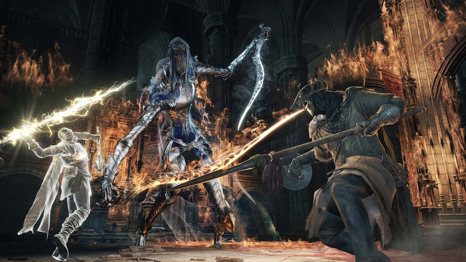 1920x1080 Dark Souls Bosses Wallpaper
