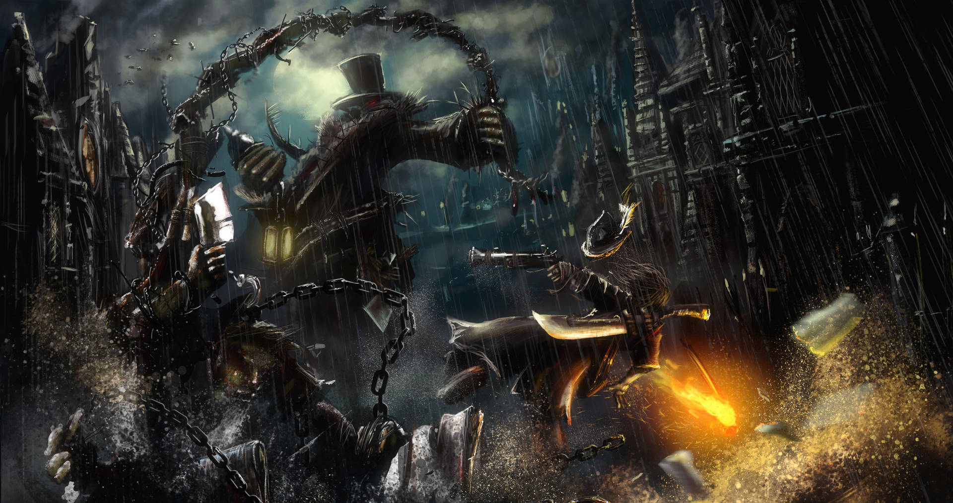 1920x1013 Download free Bloodborne Boss Demon
