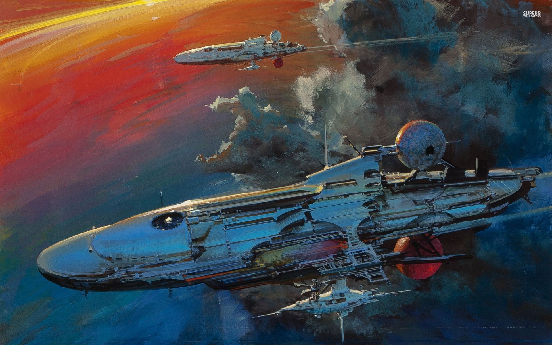 1920x1200 Download Sci Fi Spaceship HD Wallpaper