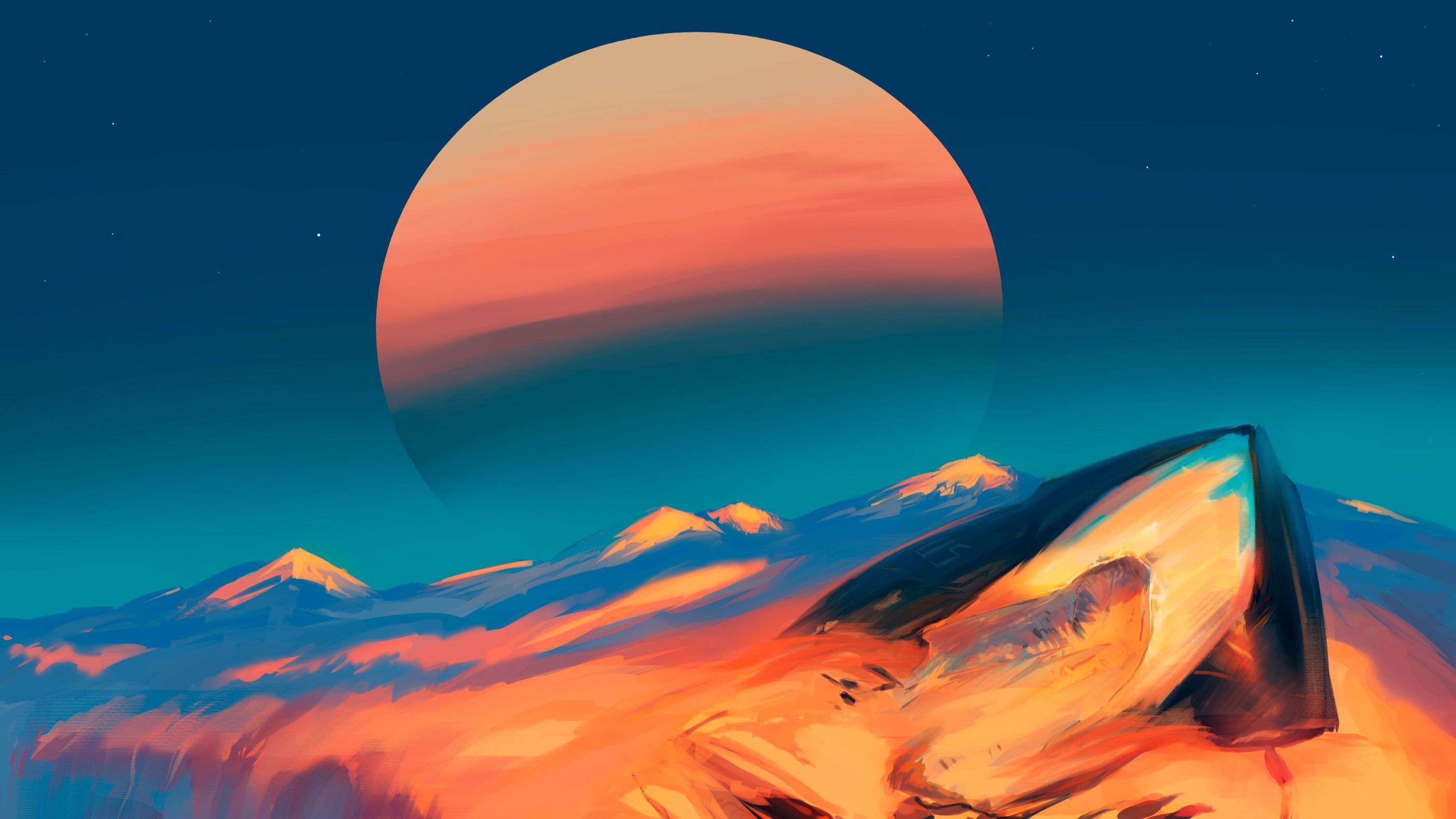 2806x1578 Vintage Sci Fi Wallpaper