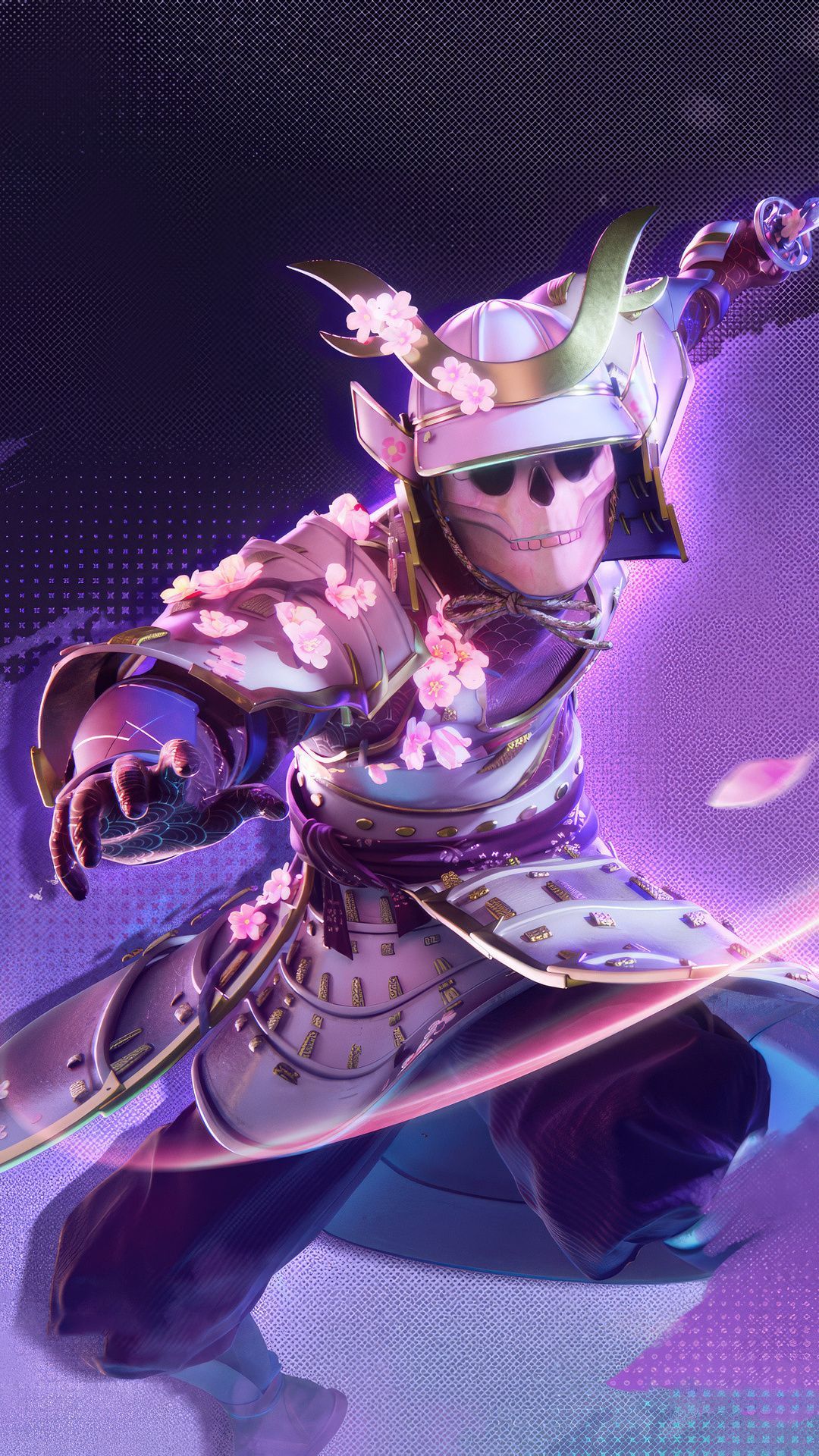 1080x1920 Pubg Sakura Samurai iPhone 7