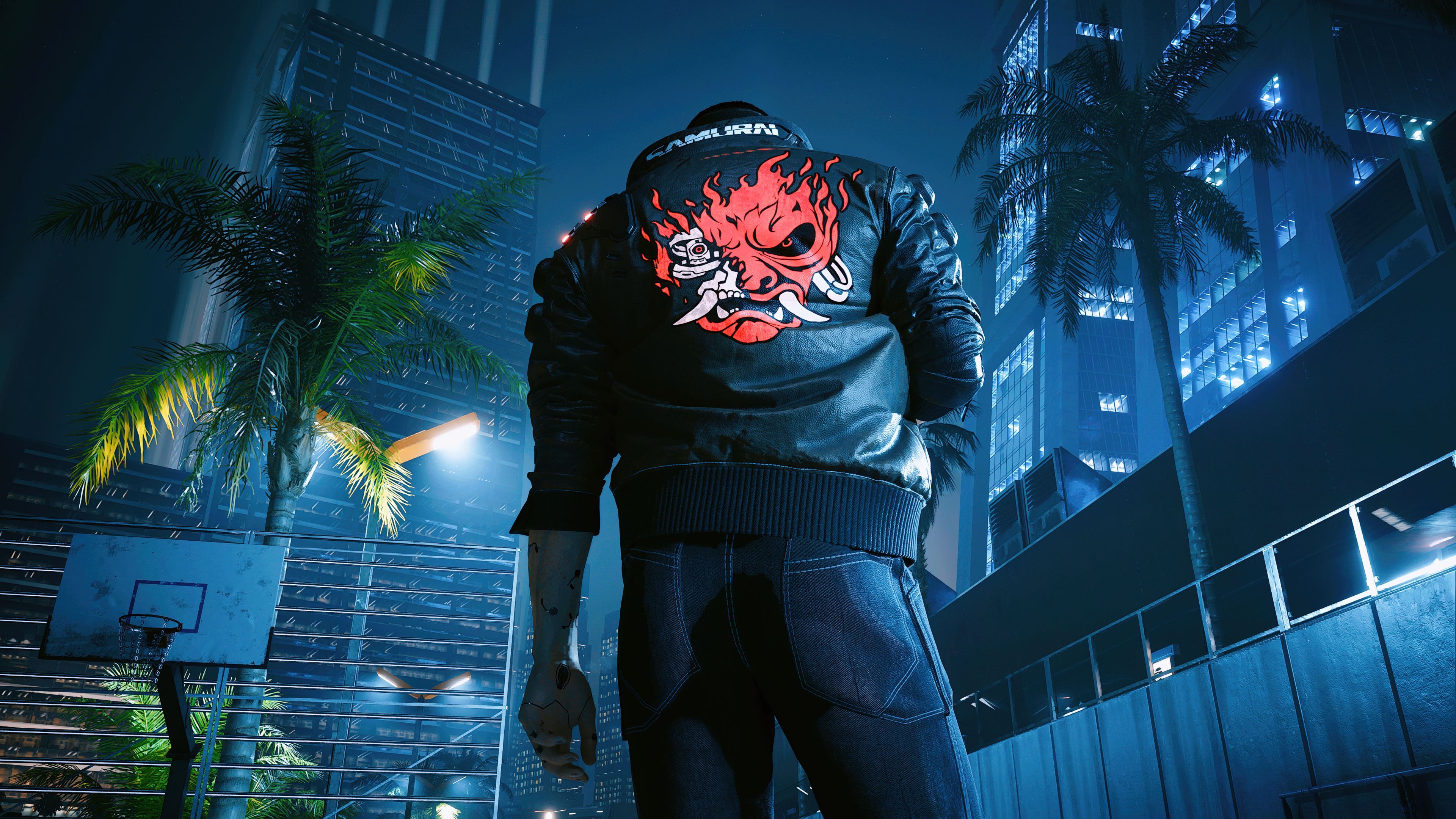 3840x2160 Samurai Wallpaper 4K, Leather jacket