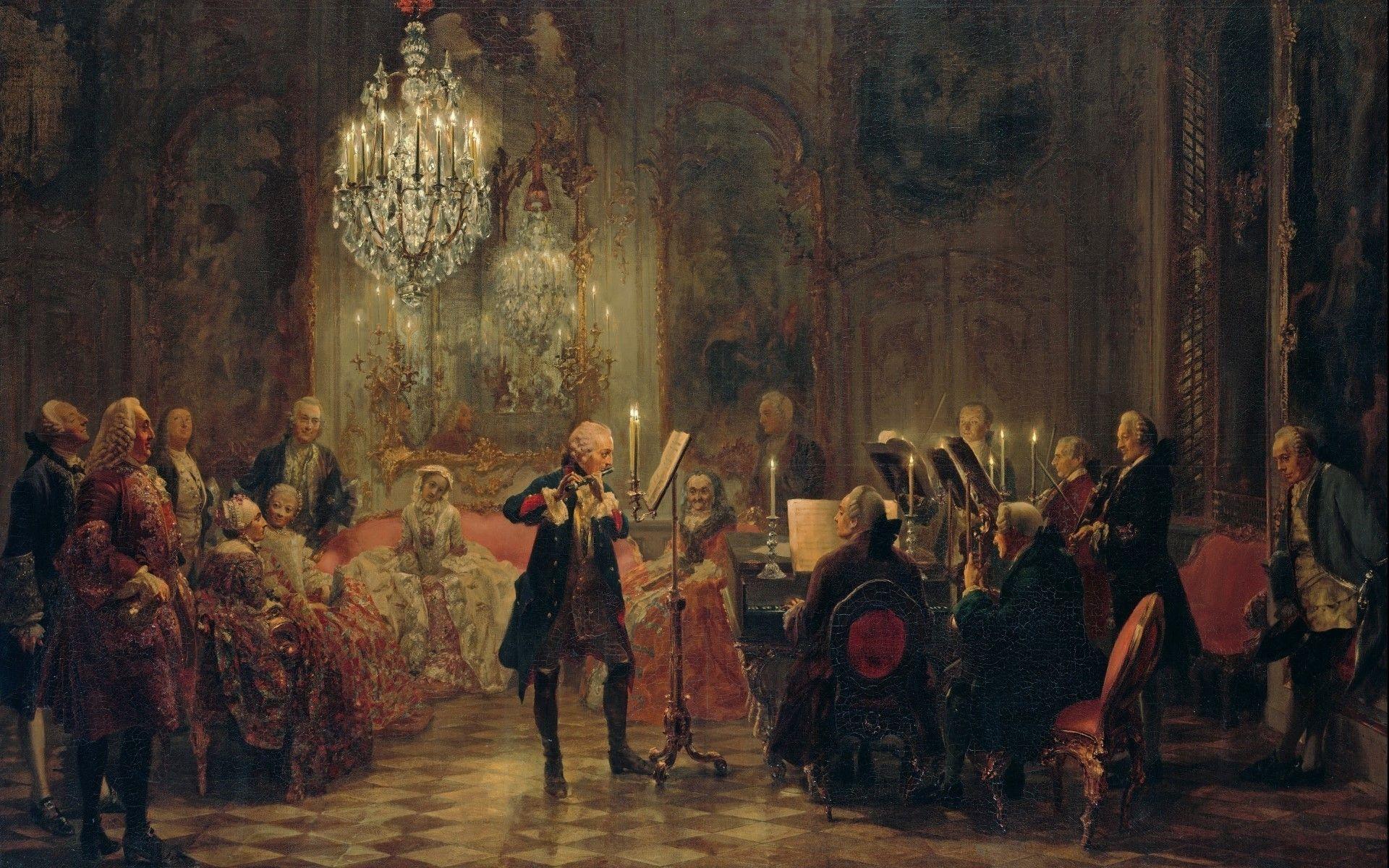 1920x1200 painting artwork prussia concerts king oil painting
