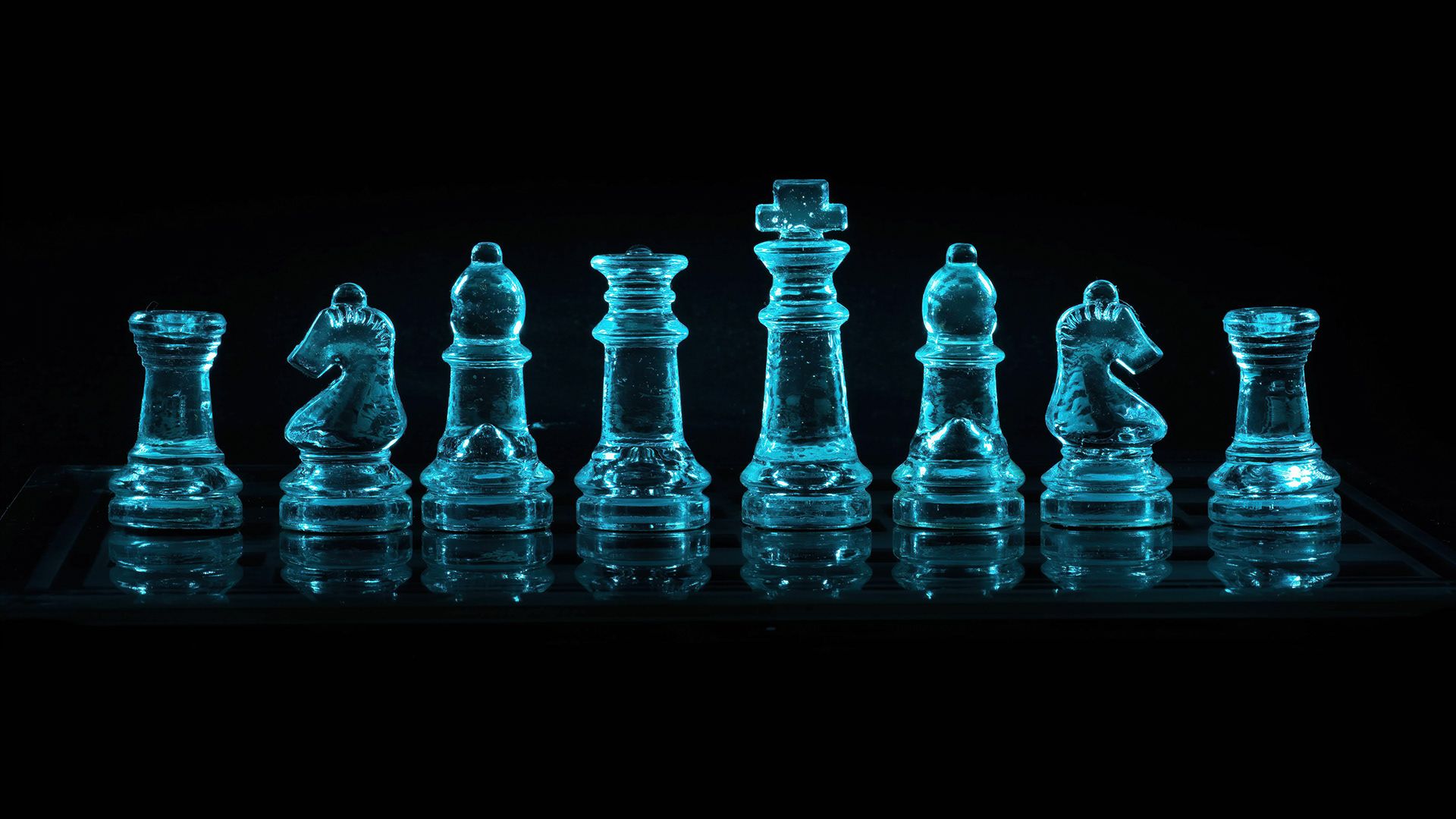 1920x1080 Glass chess pieces (4). Image - Behance