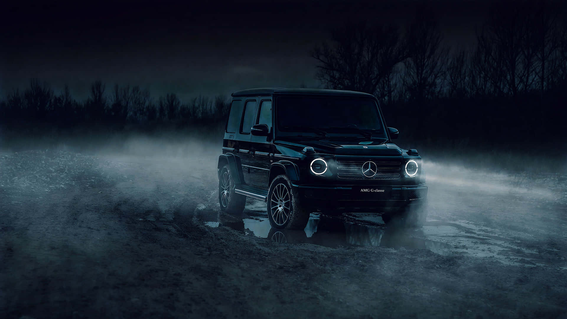 1920x1080 Mercedes G Class Black Wallpaper