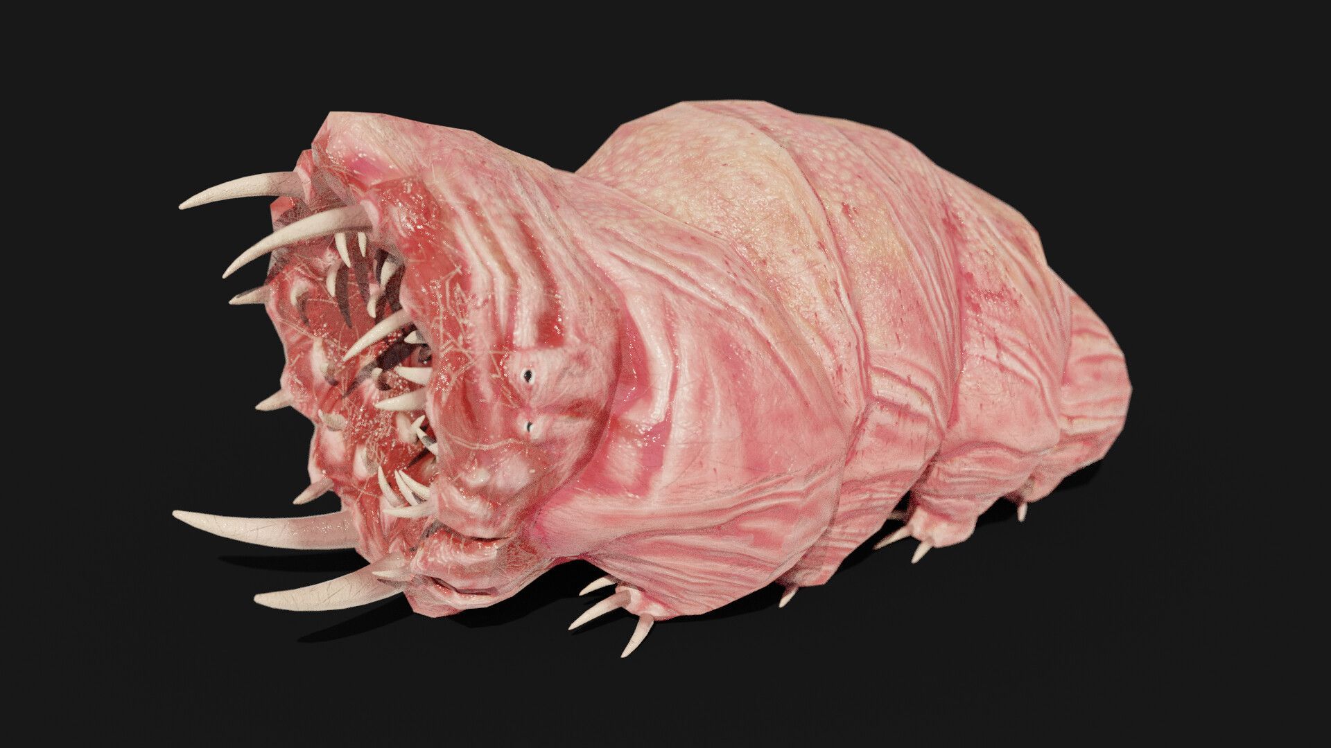 1920x1080 Giant Toothed Tardigrade Monster