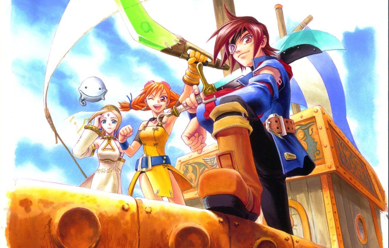 1332x850 Wallpaper SEGA, Dreamcast, Fina, Skies .