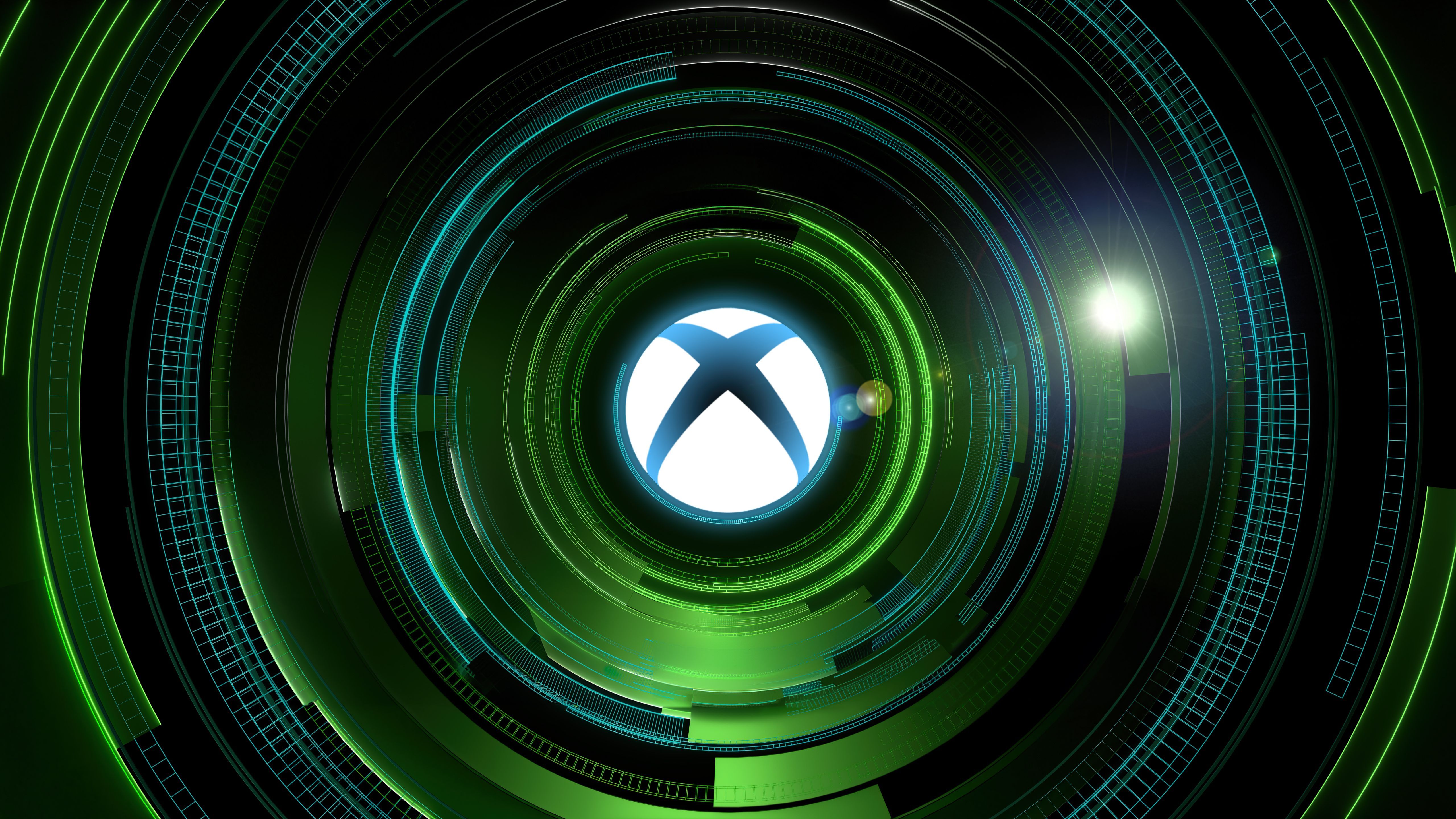 5120x2880 Futuristic Wallpaper 4K, Xbox logo