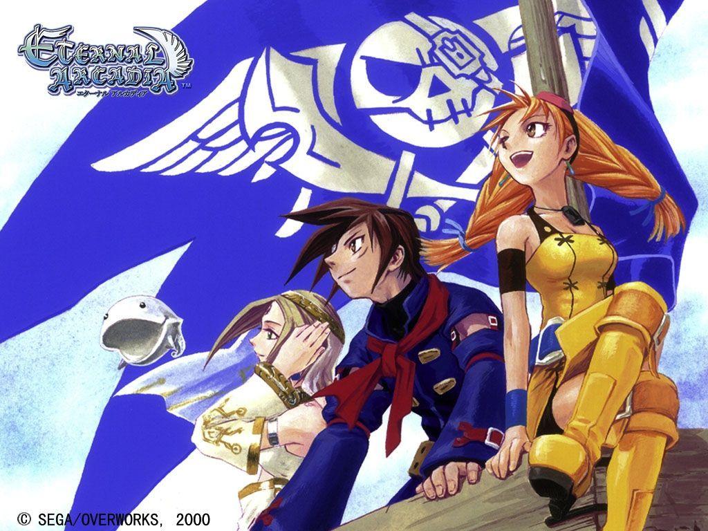1024x768 Skies of Arcadia. Skies of Arcadia Dreamcast Wallpaper