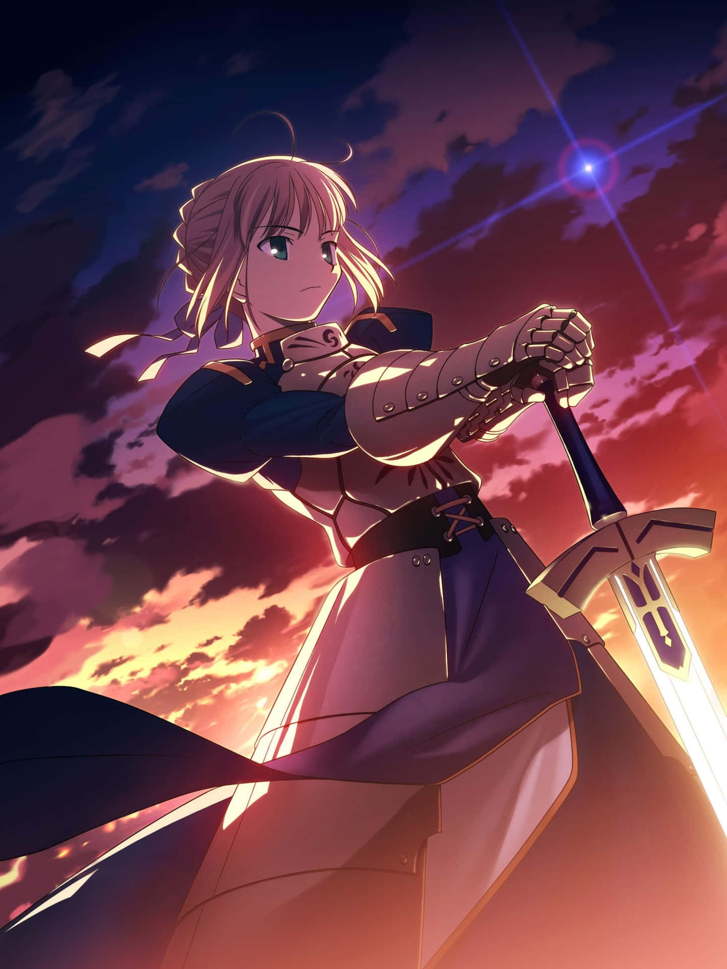 1440x1920 Saber Fate Stay Night Wallpaper