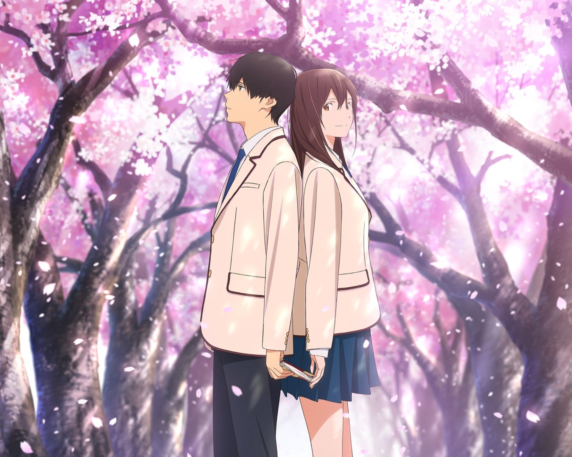 1920x1532 HD Wallpaper: Sakura & Haruki from I