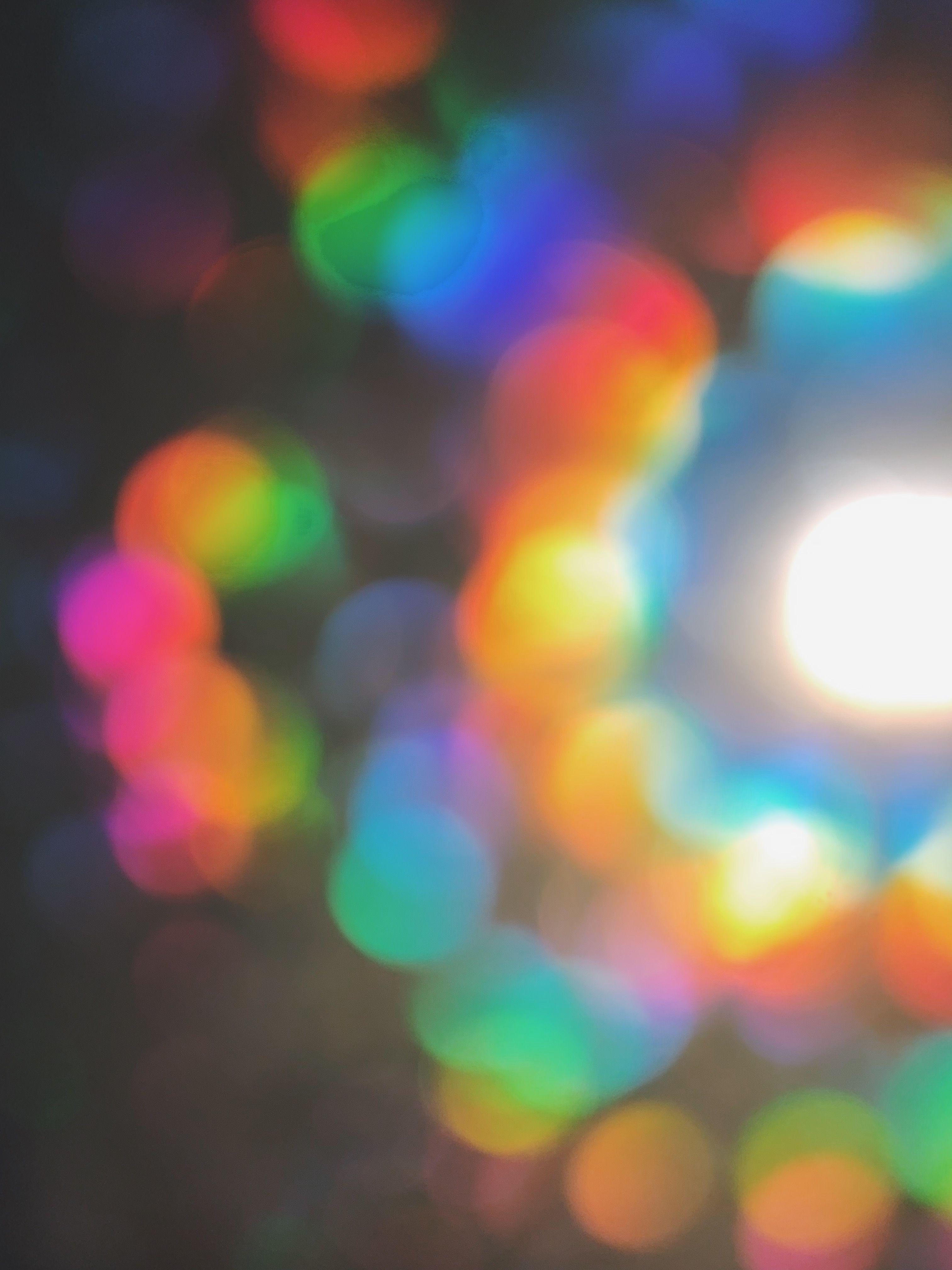 3024x4032 holographic #aesthetic #rainbow #circles #silver #colorful