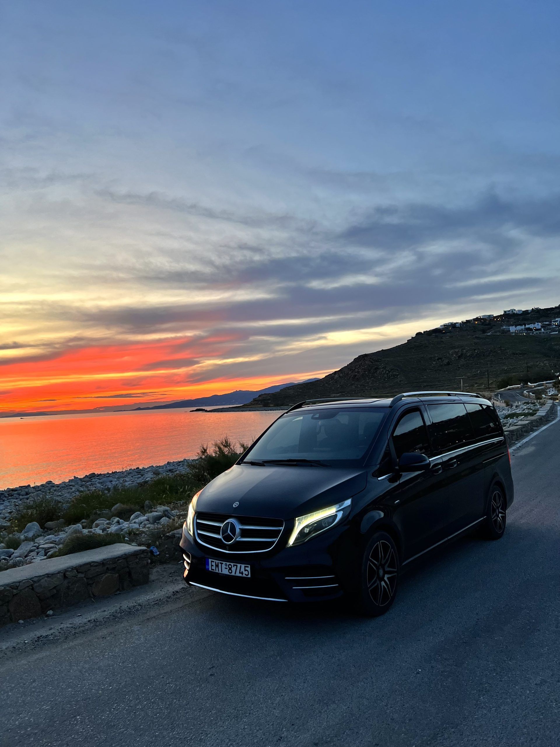 1920x2560 Mercedes V Class Style Luxury Travel Mykonos