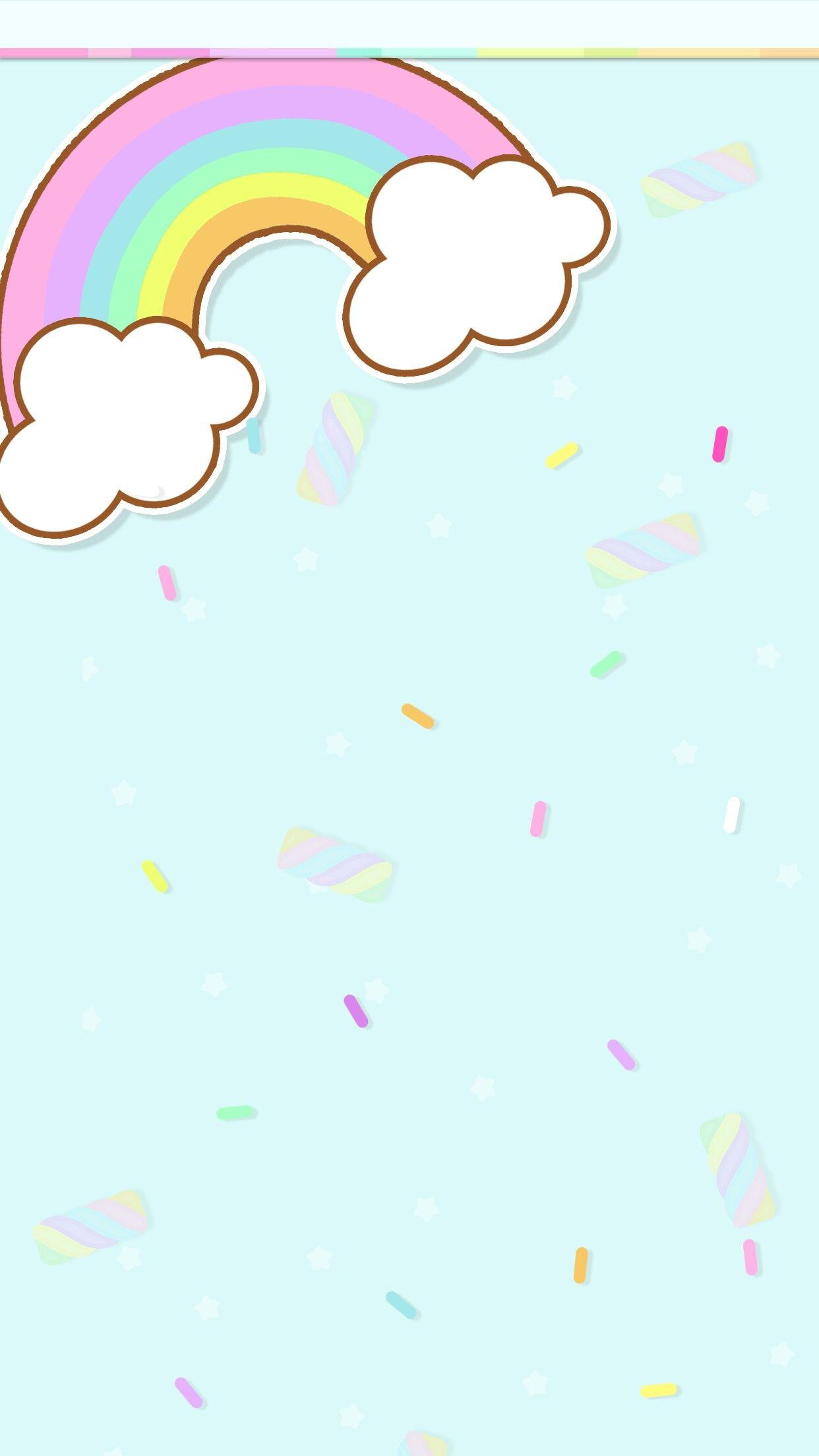 Pusheen CareBears, bears, cat, colorful, cute, pastel, pattern, rainbows,  stars, HD phone wallpaper | Peakpx