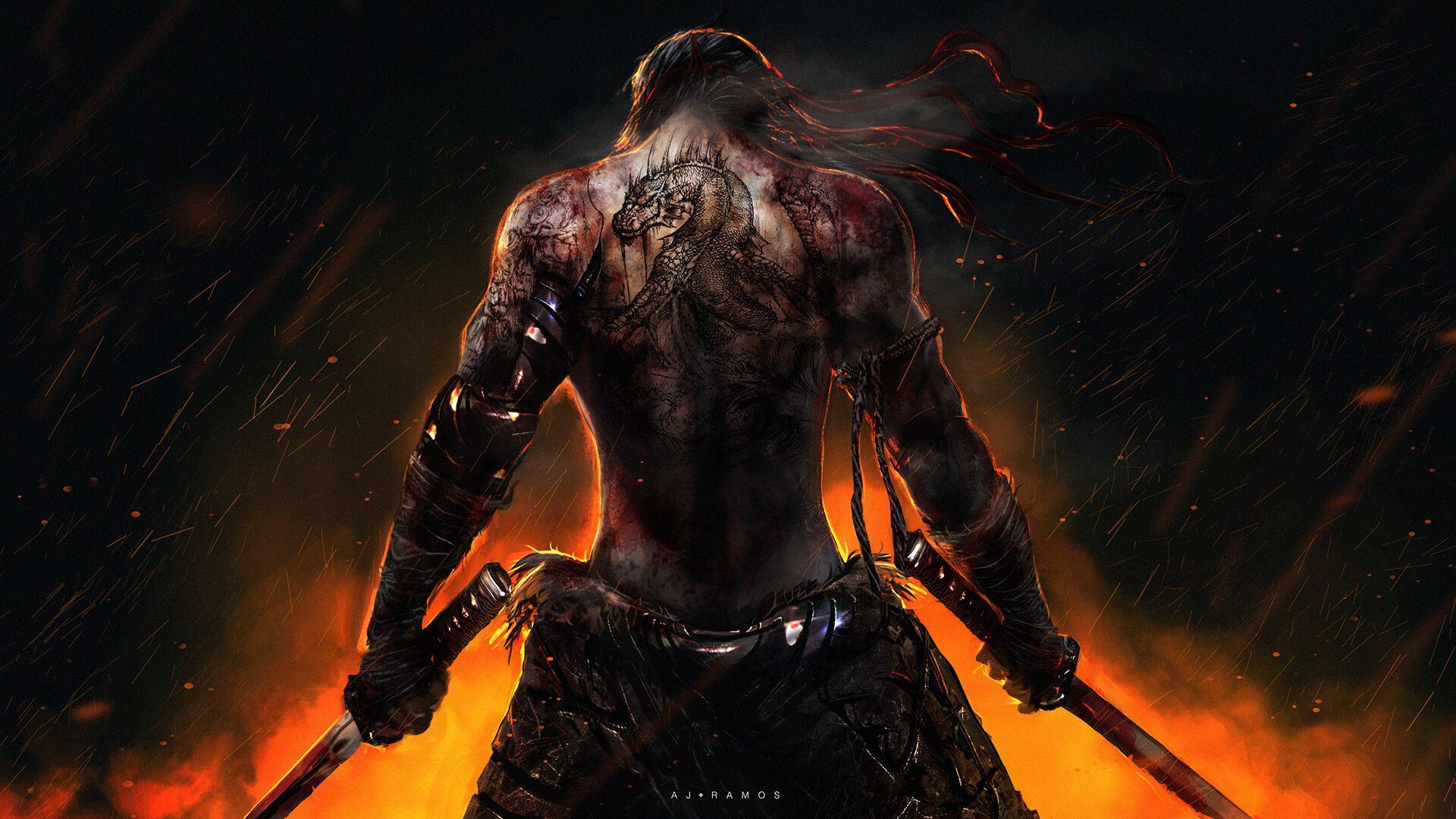 1920x1080 Download Tattoo Samurai Sekiro Sekiro