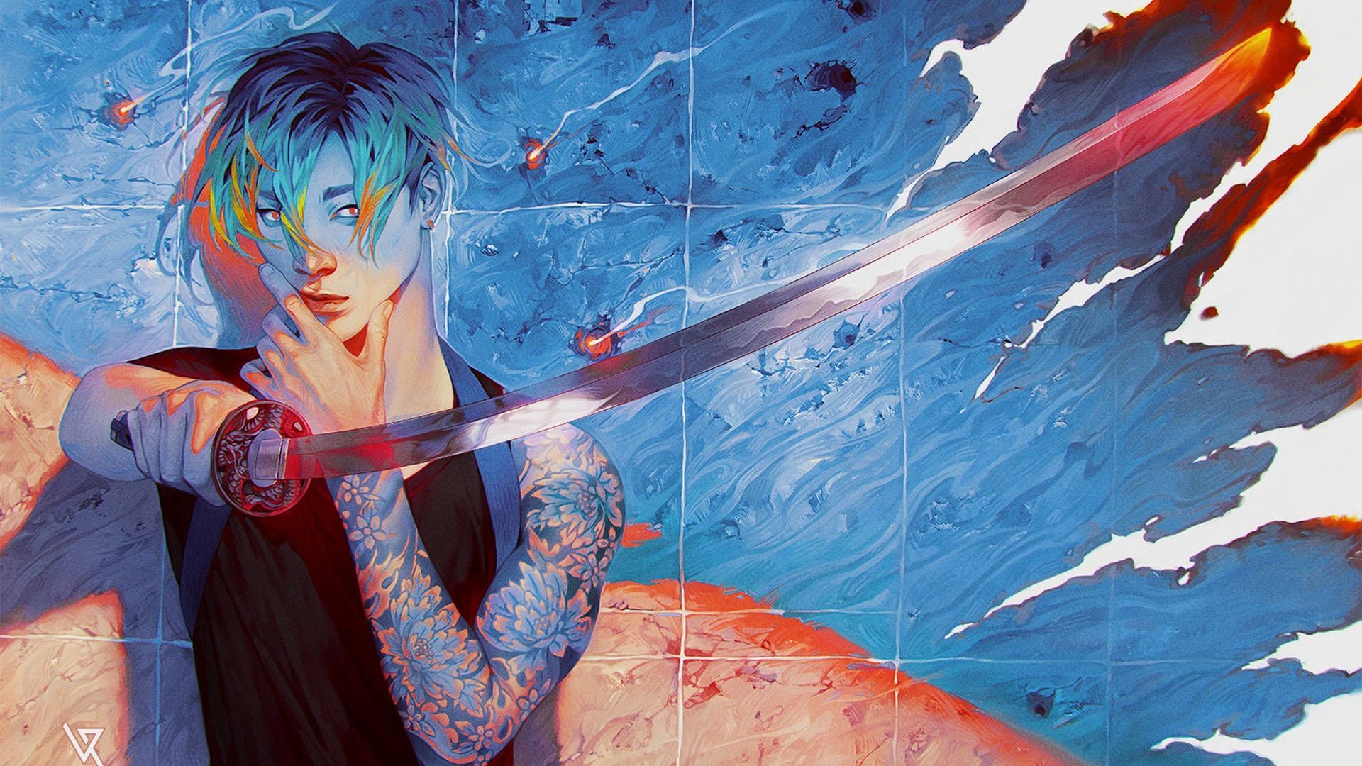 1920x1080 intricate tattooing Wallpaper