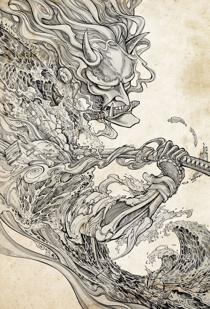 736x1084 Yakuza Tattoo Wallpaper