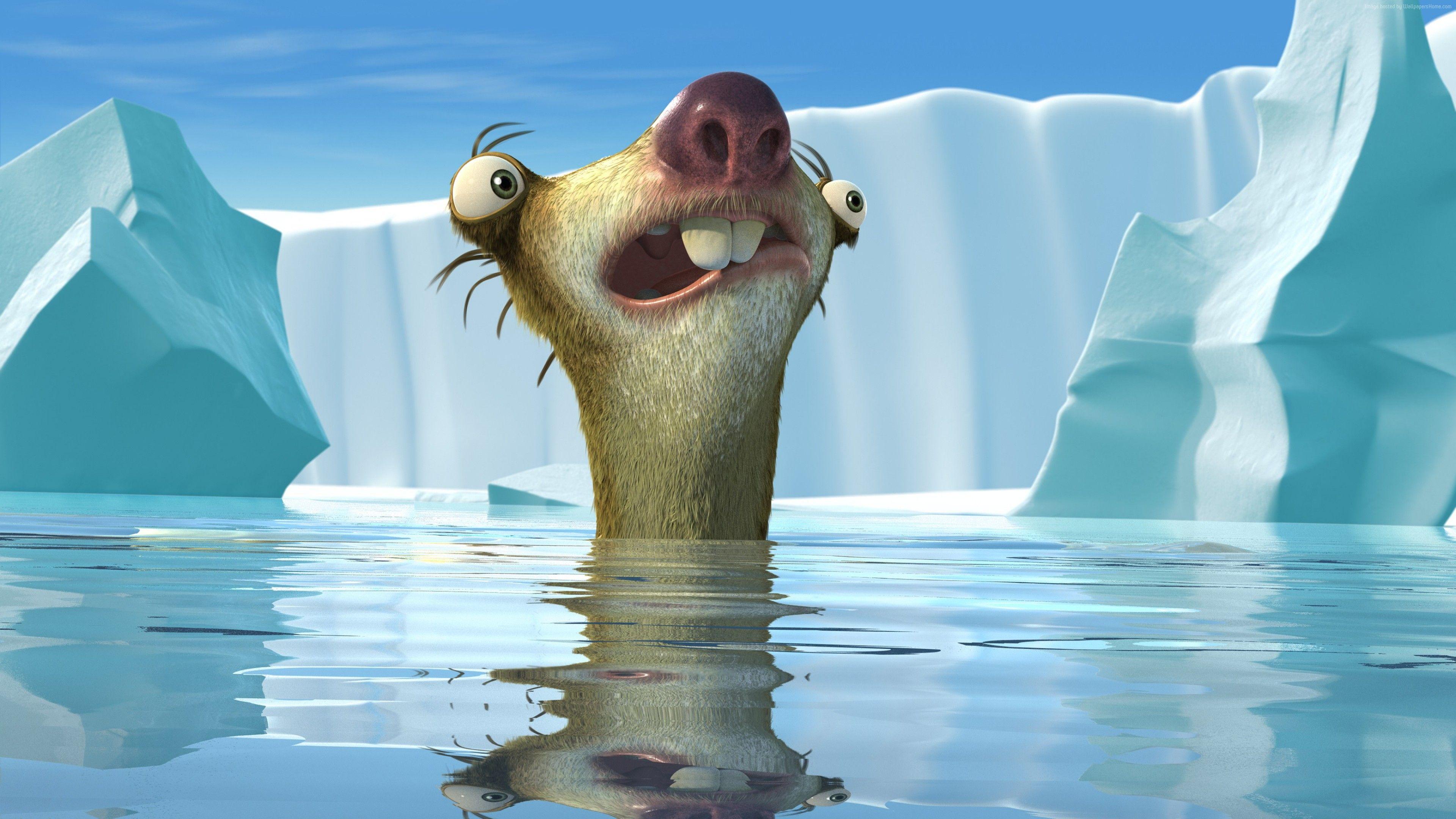 3840x2160 Ice Age 5 Sid, HD Movies, 4k Wallpaper, Image, Background