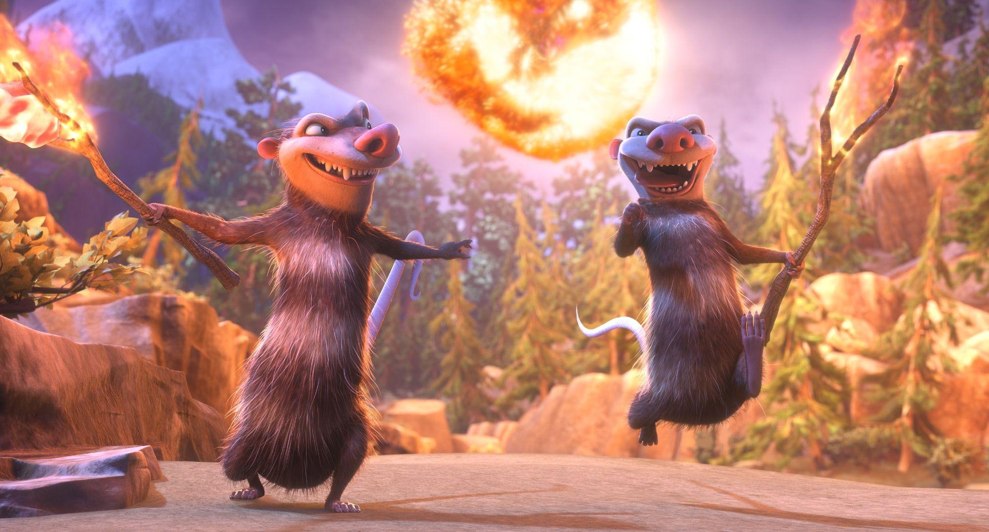 2000x1076 Crash and Eddie Ice Age Collision Course, HD Movies, 4k