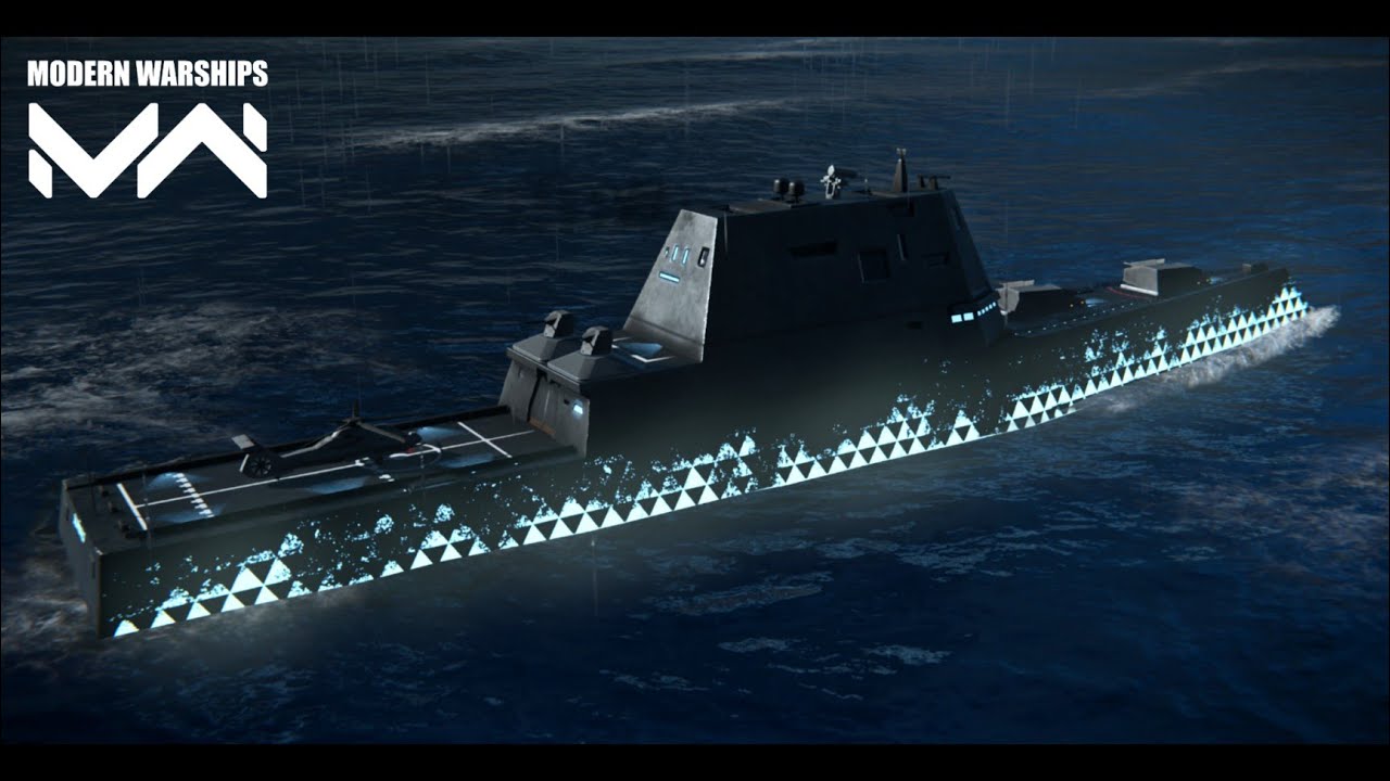 1280x720 Modern Warships: USS ZUMWALT this ship