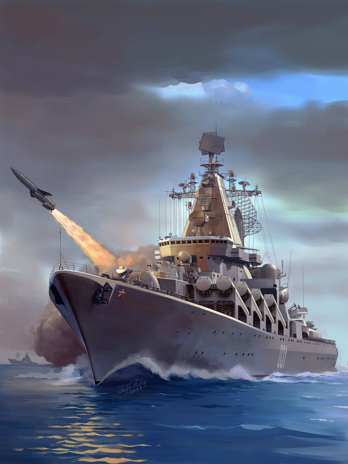 1200x1600 Soviet Cruiser GLORY, jeffholy