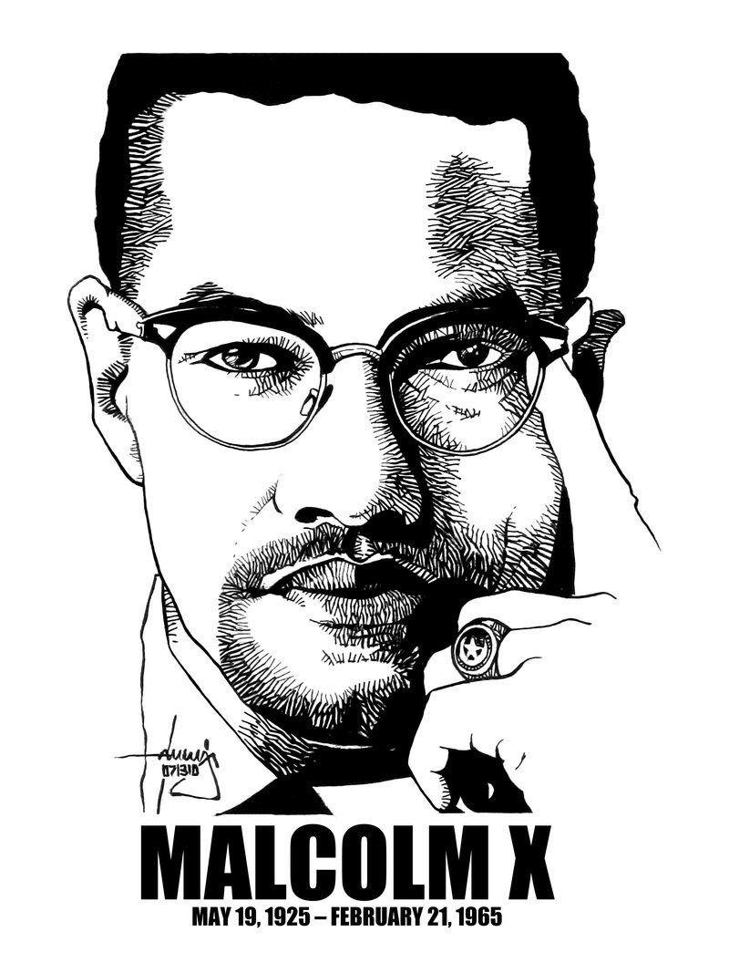 Malcolm X Wallpapers - Top Free Malcolm X Backgrounds - WallpaperAccess