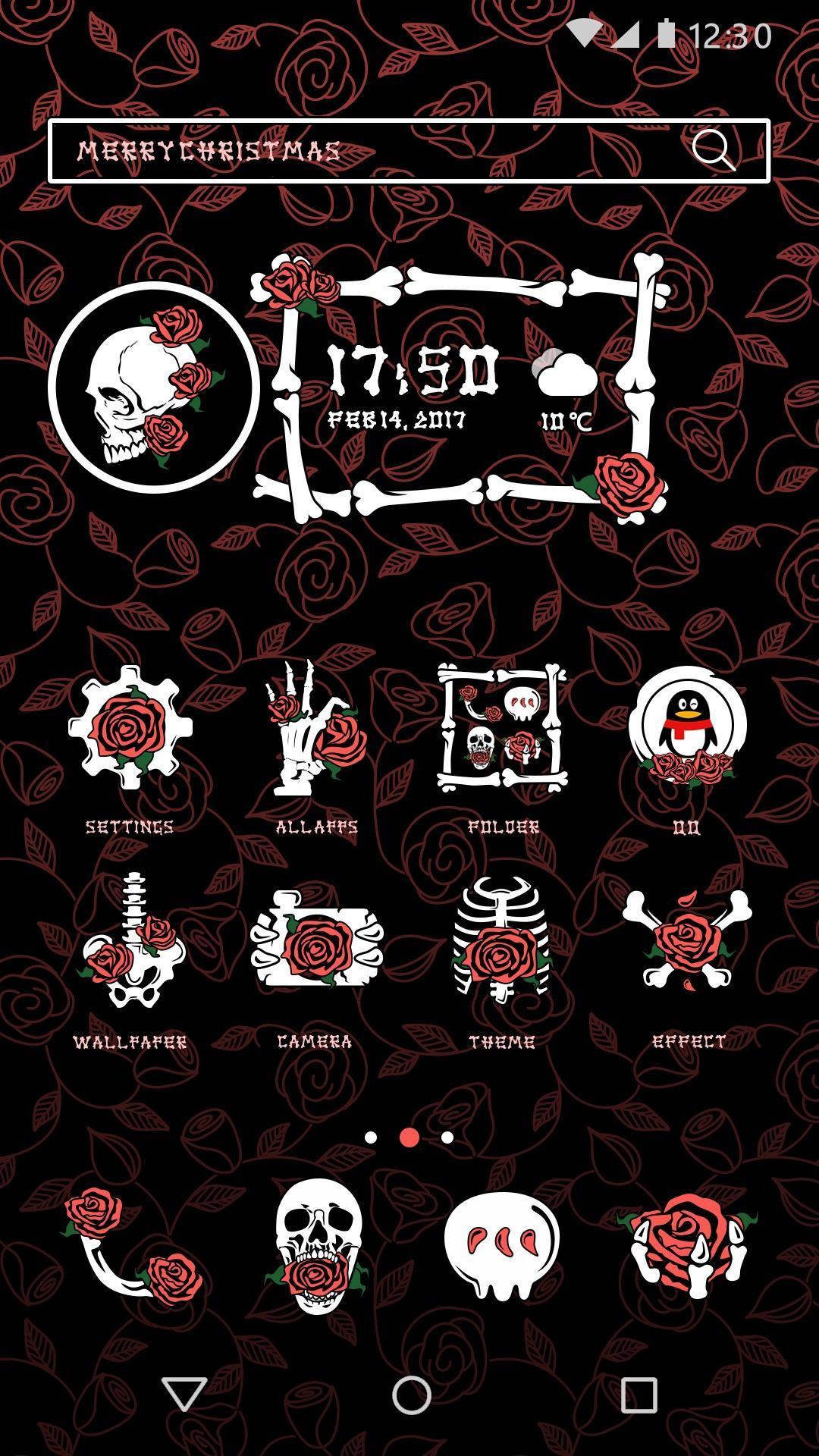1080x1920 Red Rose Theme Wallpaper & Icon Pack for Android