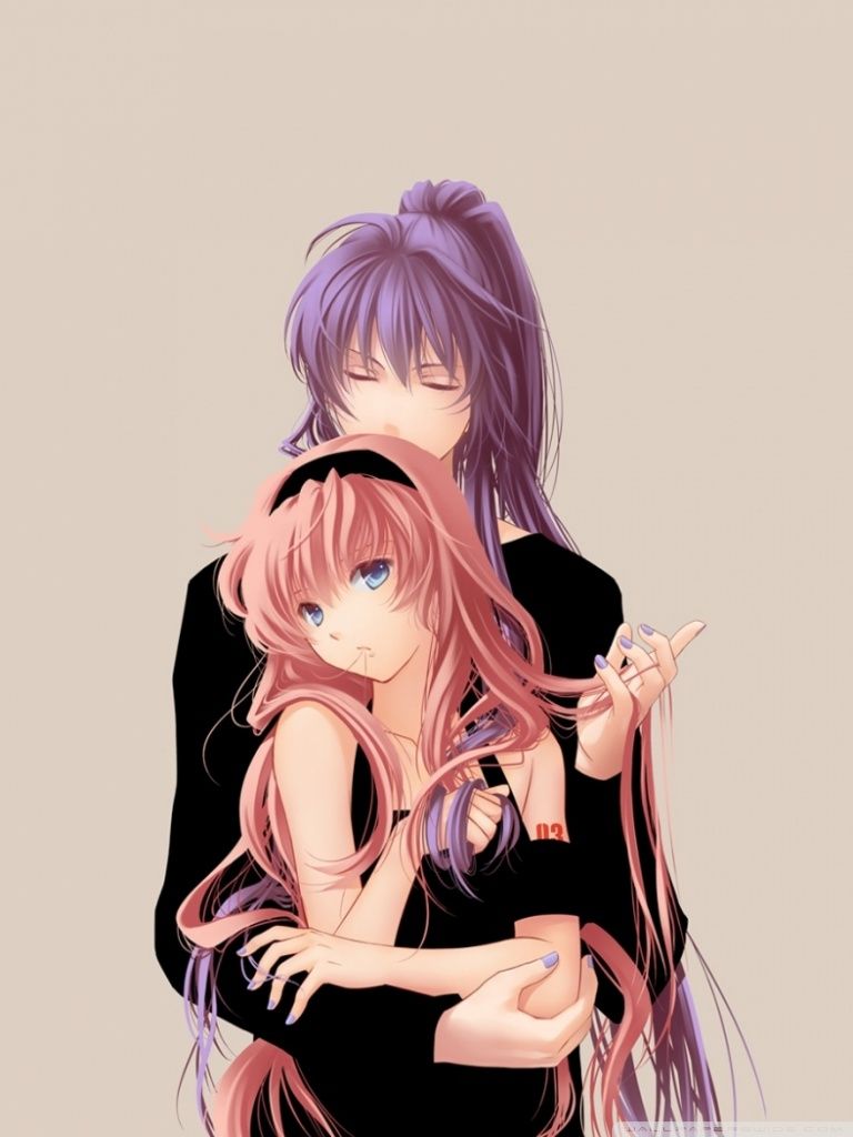 768x1024 Vocaloid: Gakupo x Luka Ultra HD