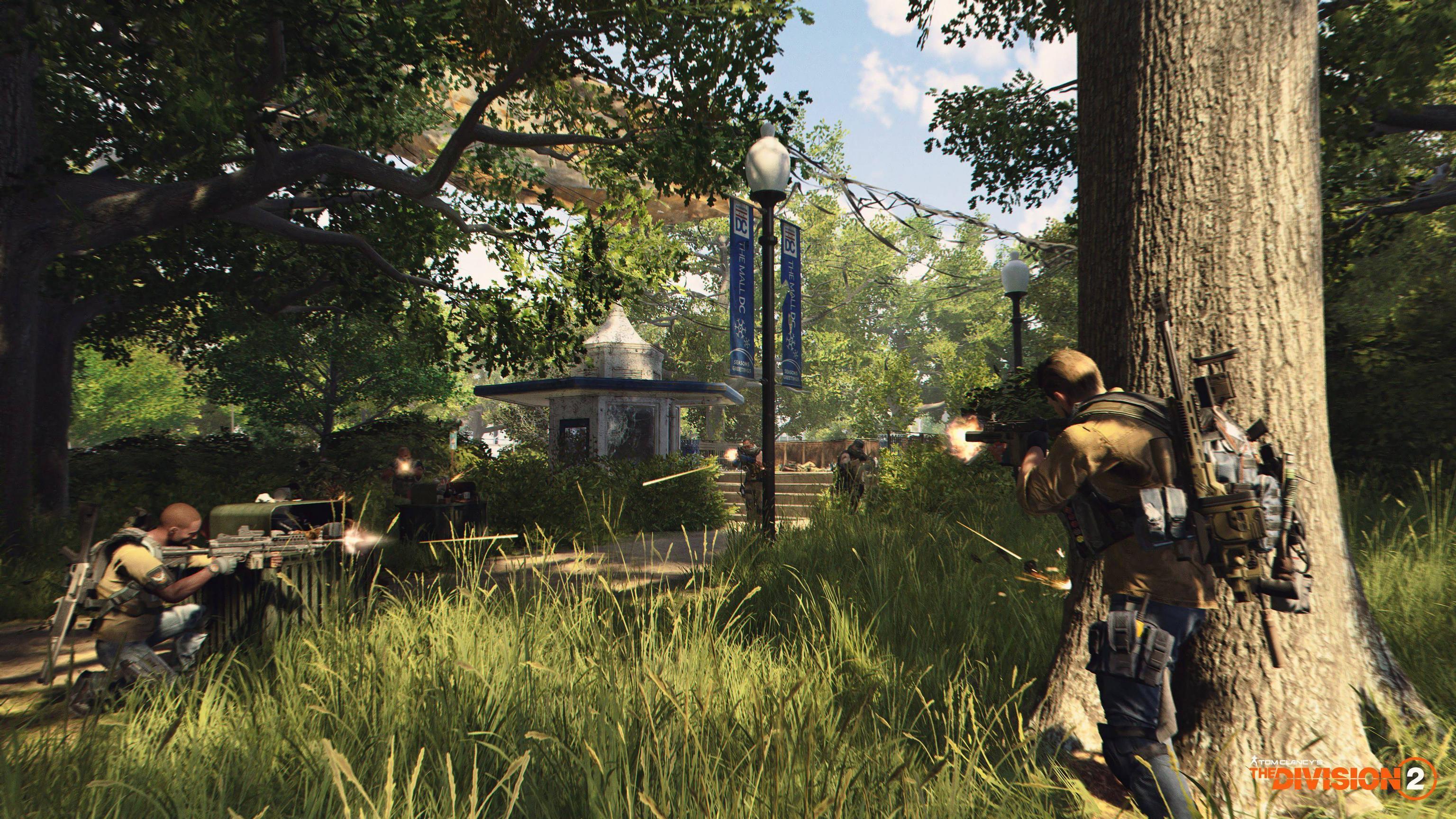 3840x2160 The Division 2 Shooting Video Game 4K
