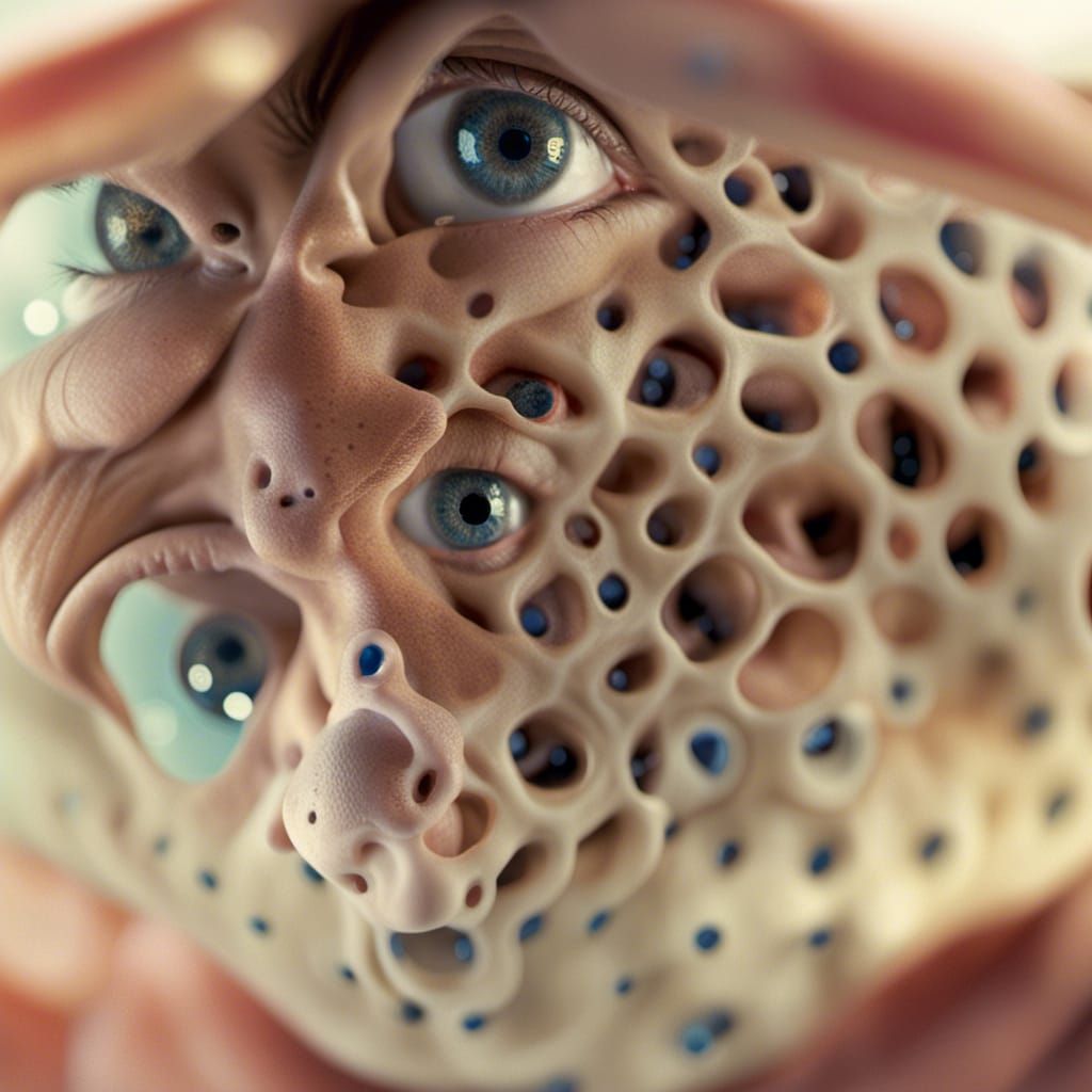 1024x1024 Trypophobia Generated Artwork