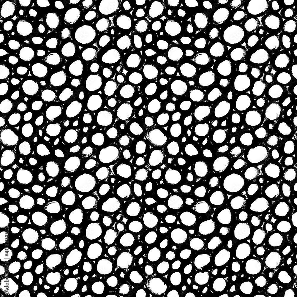 1000x1000 Polka dot grunge seamless vector